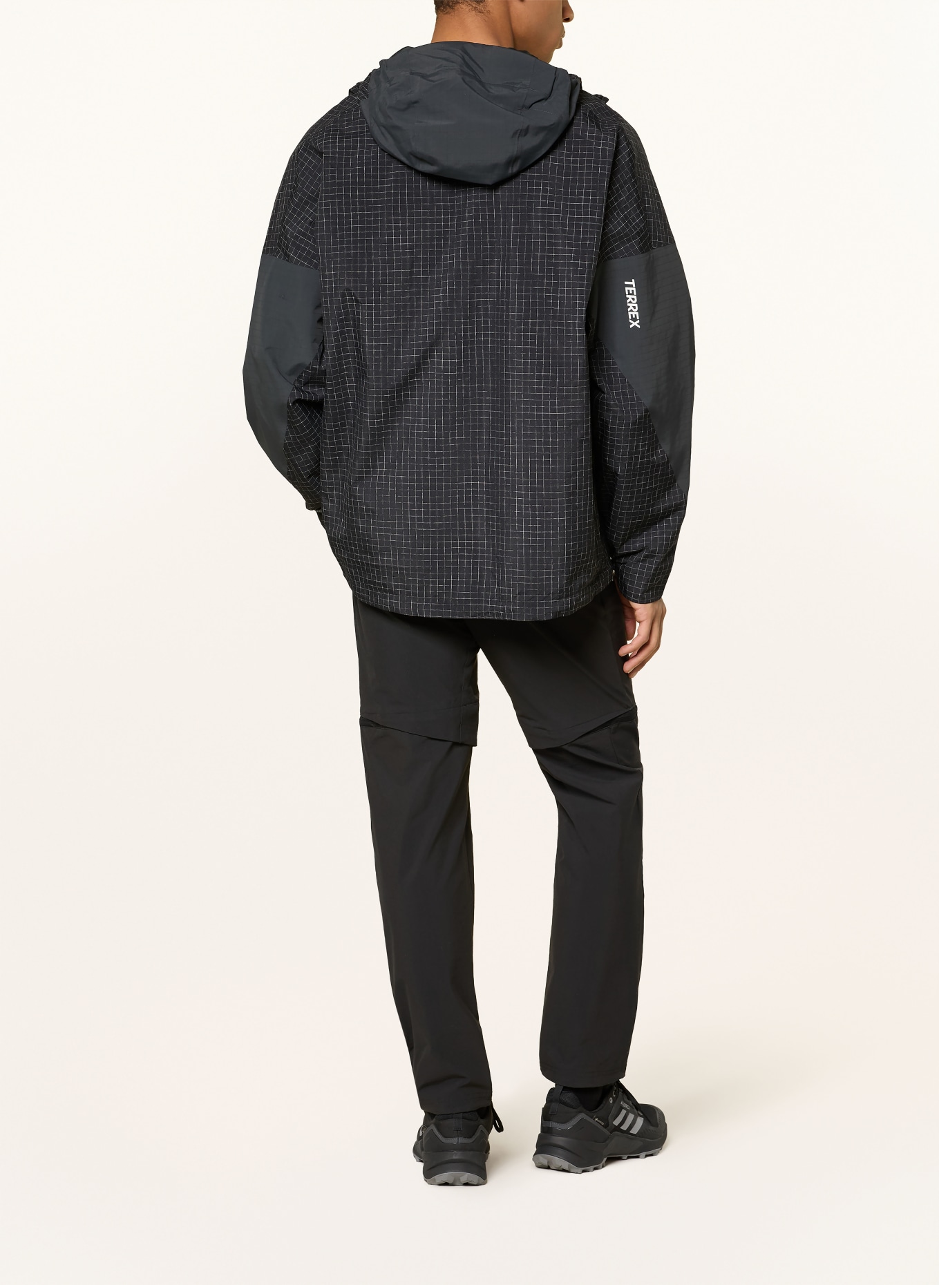 adidas TERREX T-Shirt MULTI GRAPHIC: SCHWARZ / GRAU / DUNKELGELB