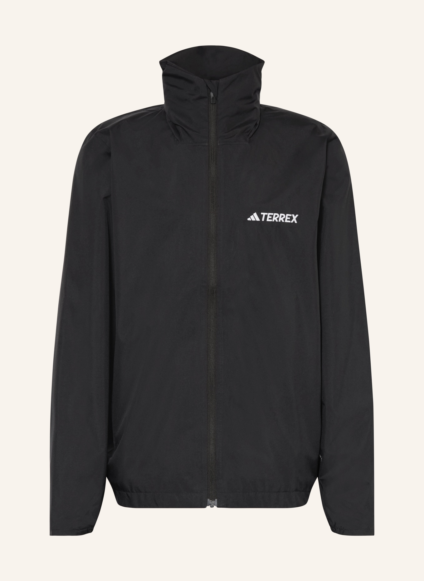 adidas TERREX Regenjacke MULTI ESSENTIALS 2L: SCHWARZ