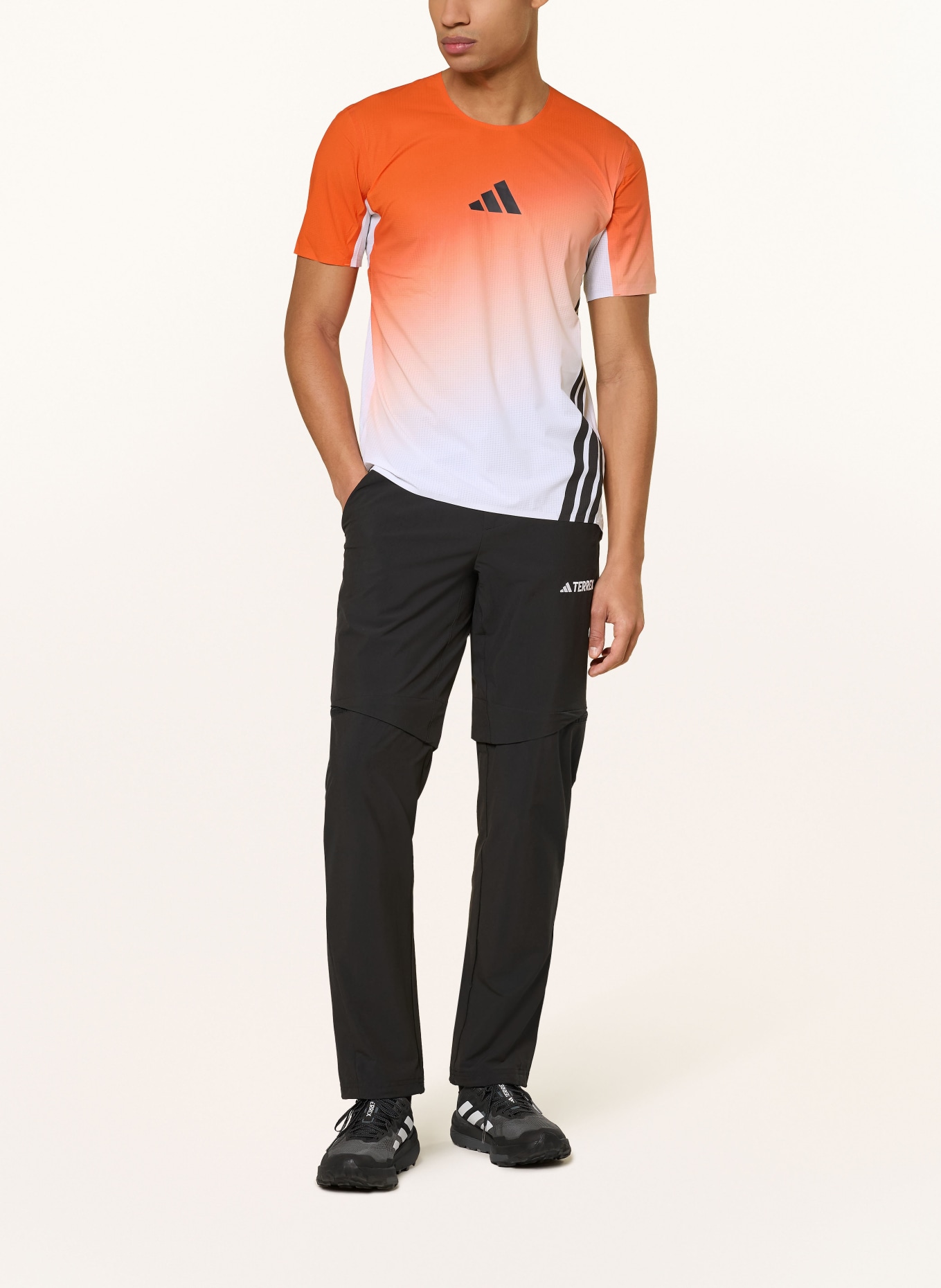 adidas TERREX T-Shirt XPR PRO: ORANGE / WEISS / SCHWARZ