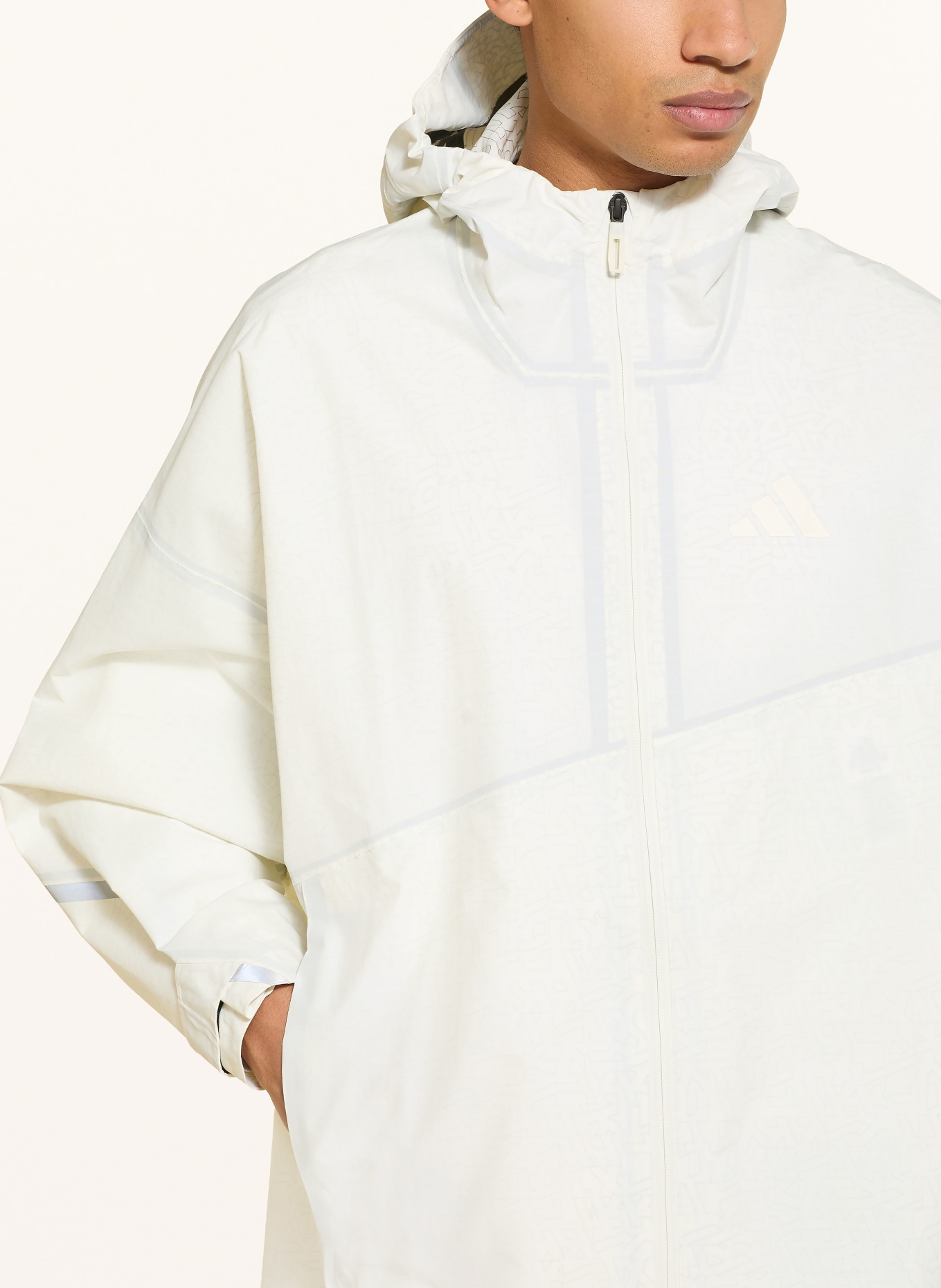 adidas TERREX Regenjacke XPLORIC: WEISS