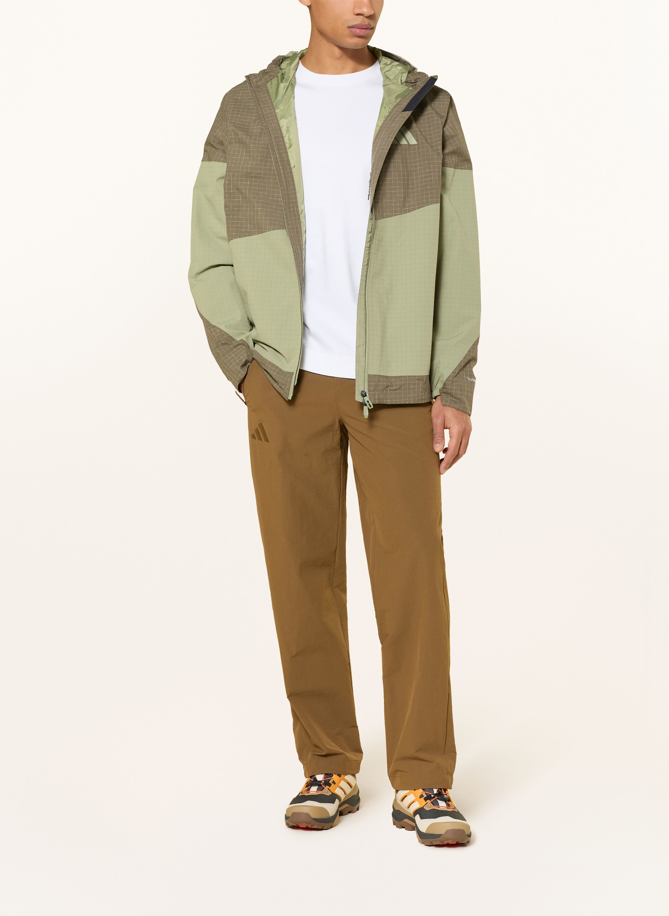 adidas TERREX Funktionsjacke XPLORIC 2L: KHAKI / OLIV