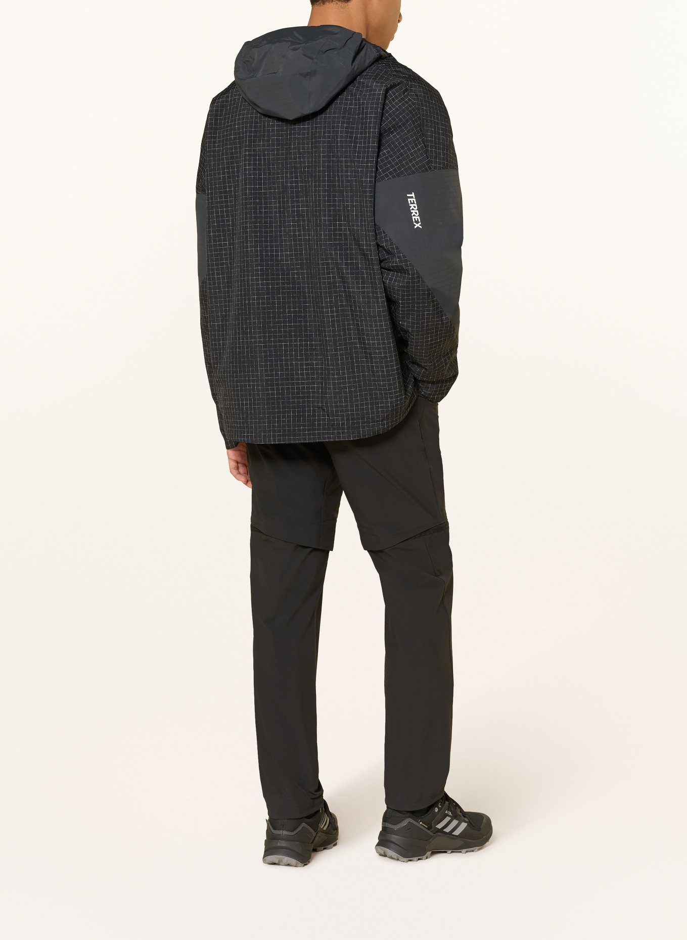 adidas TERREX Regenjacke TERREX XPLORIC 2L: SCHWARZ / WEISS