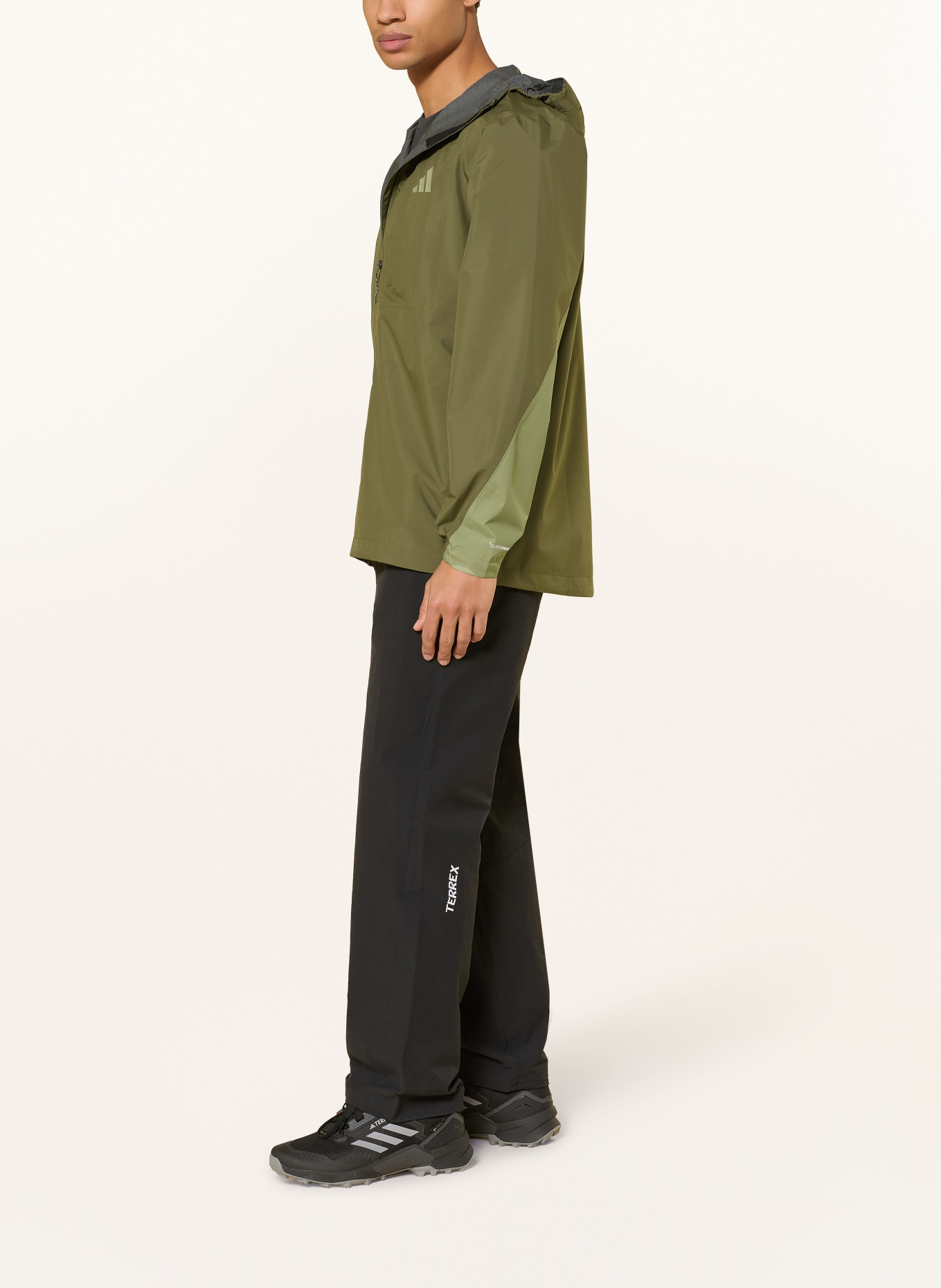 adidas TERREX Funktionsjacke MULTI 2.5L RAIN.RDY: KHAKI / OLIV