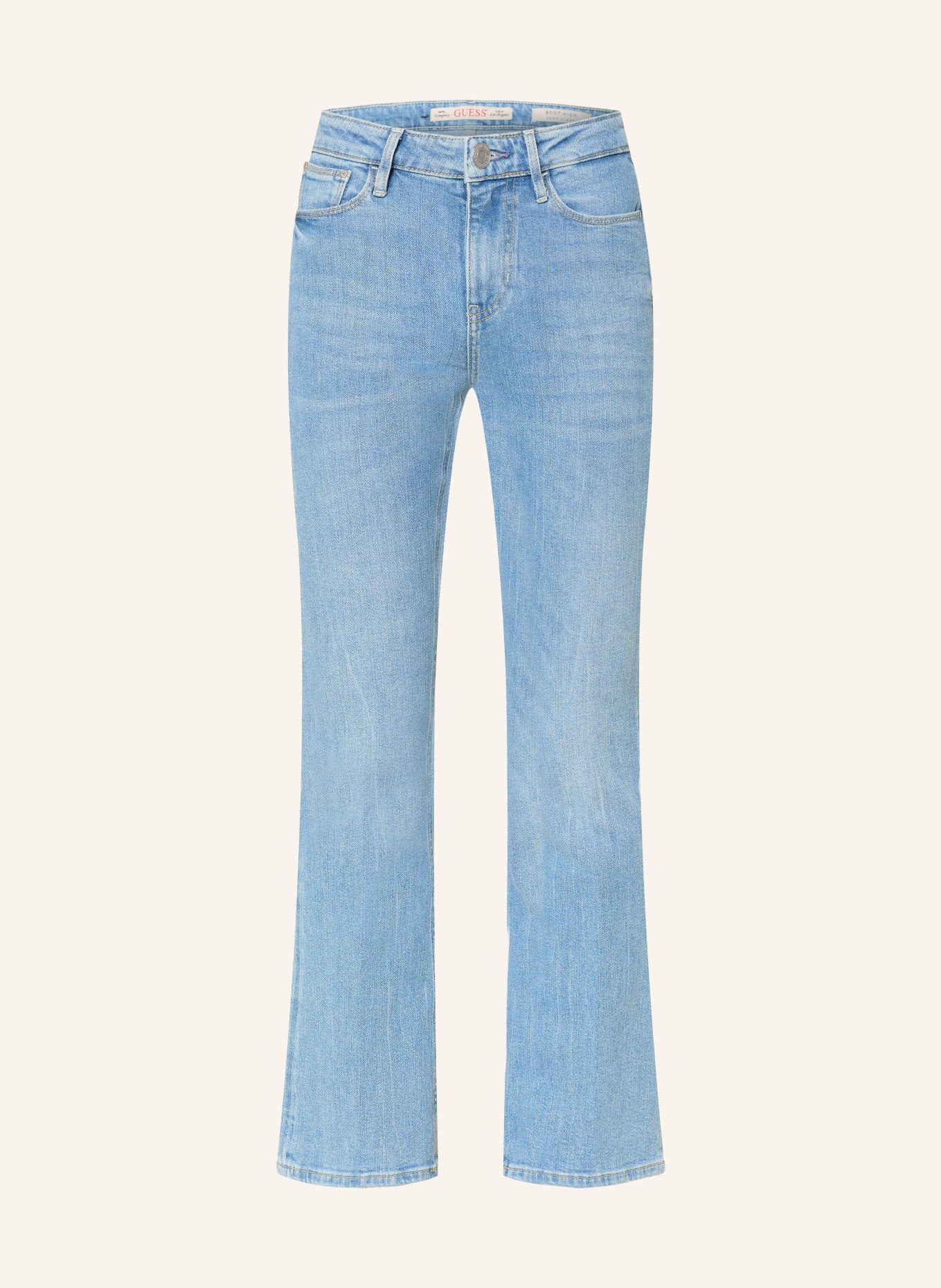 GUESS Bootcut jeans: SFWH SUNFLOWER BLISS W