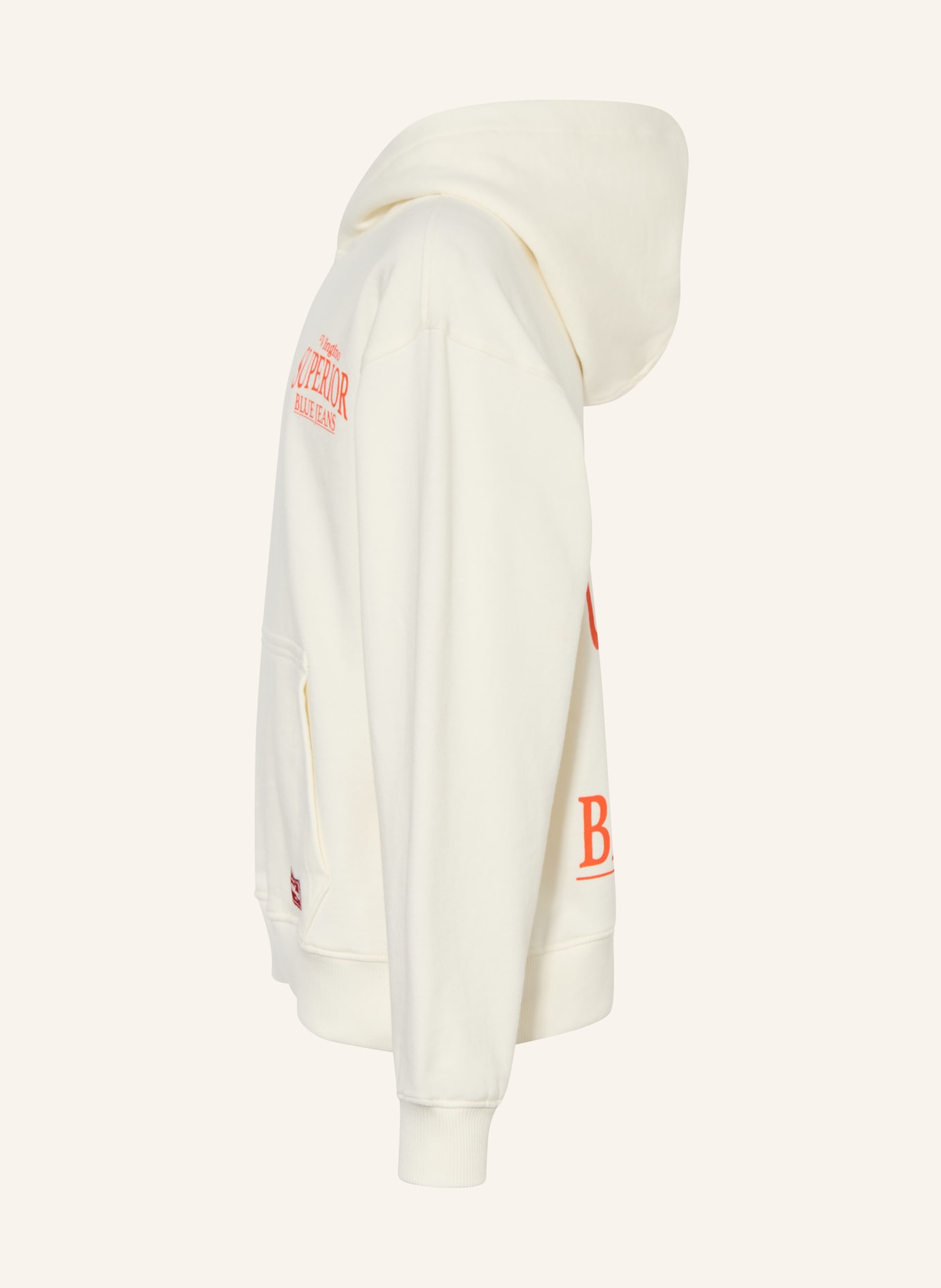 VINGINO Bluza z kapturem NOKA: KREMOWY / BRĄZOWY / POMARAŃCZOWY