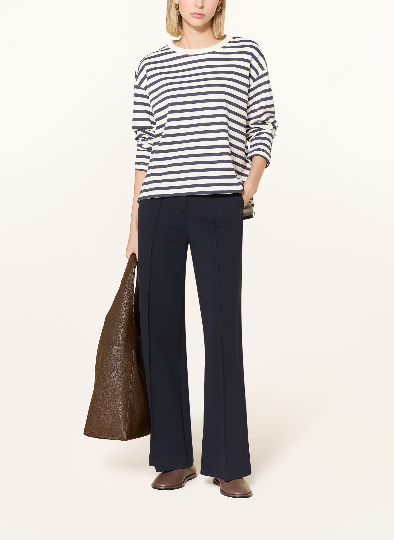 Smith & Soul Sweatshirt: DUNKELBLAU / WEISS