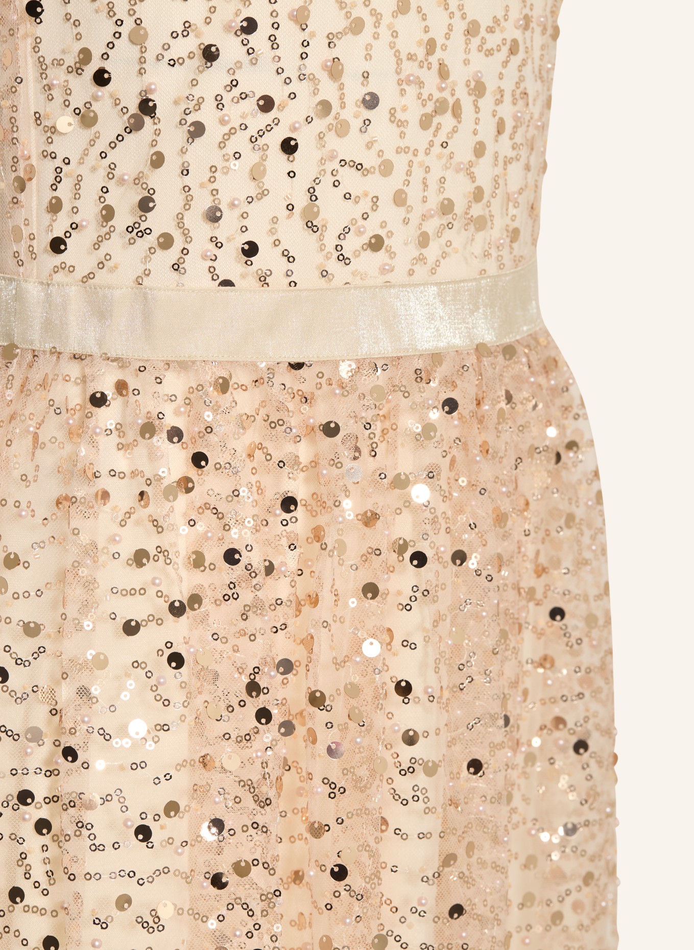 GUESS Kleid mit Pailletten: HELLORANGE