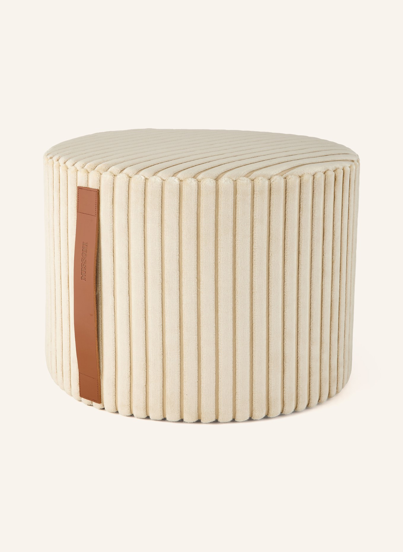 MISSONI Home COOMBA stool: CREAM