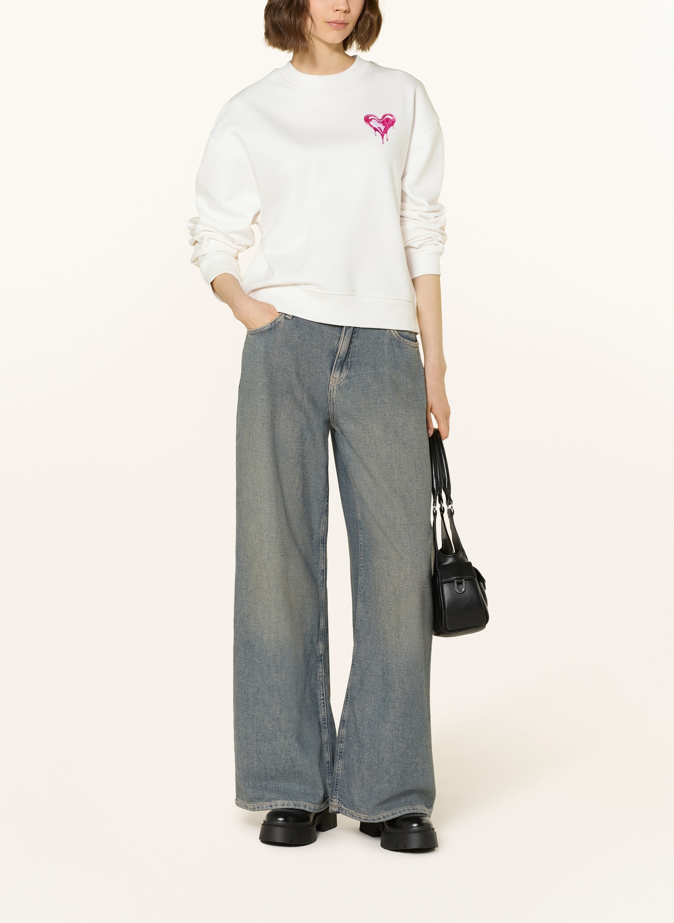 HUGO DELESSA sweatshirt: ECRU