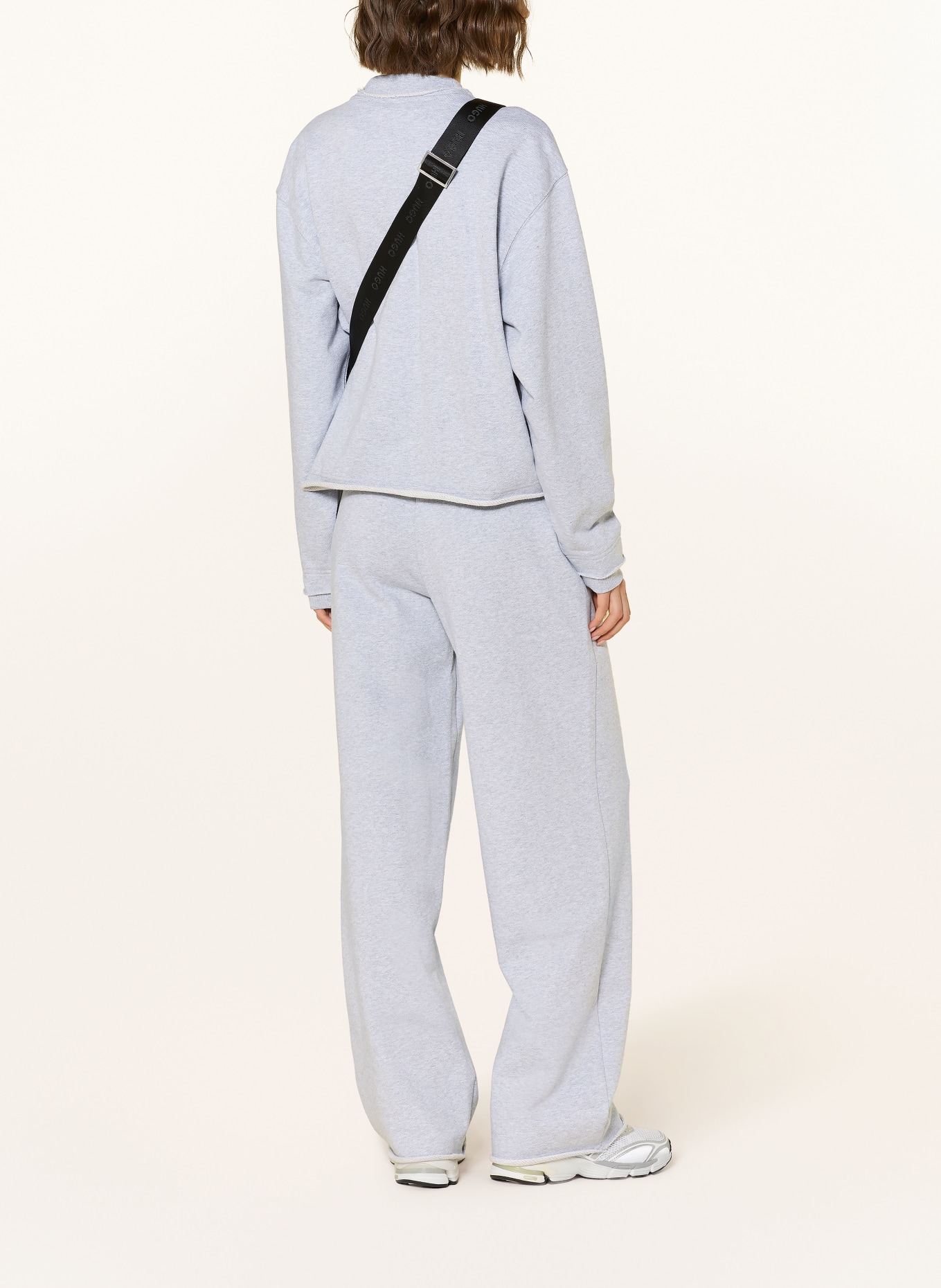 HUGO Sweatpants NUWAIST: HELLGRAU