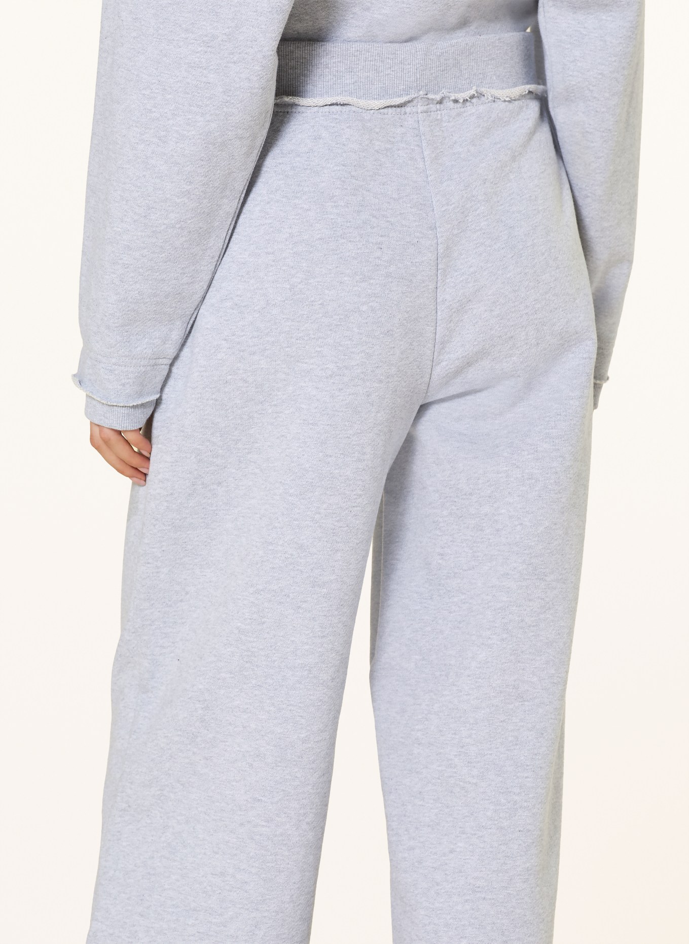 HUGO Sweatpants NUWAIST: HELLGRAU
