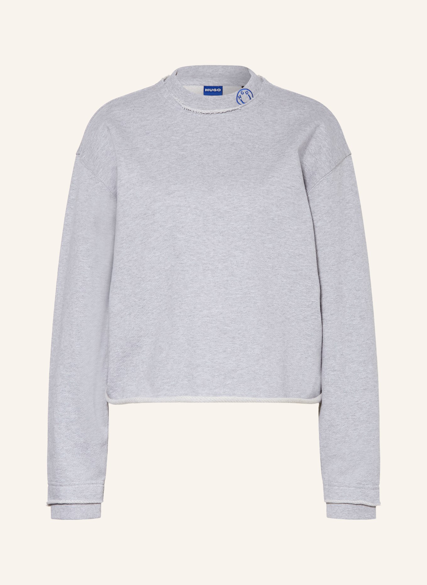 HUGO Sweatshirt DISMUDGE: HELLGRAU