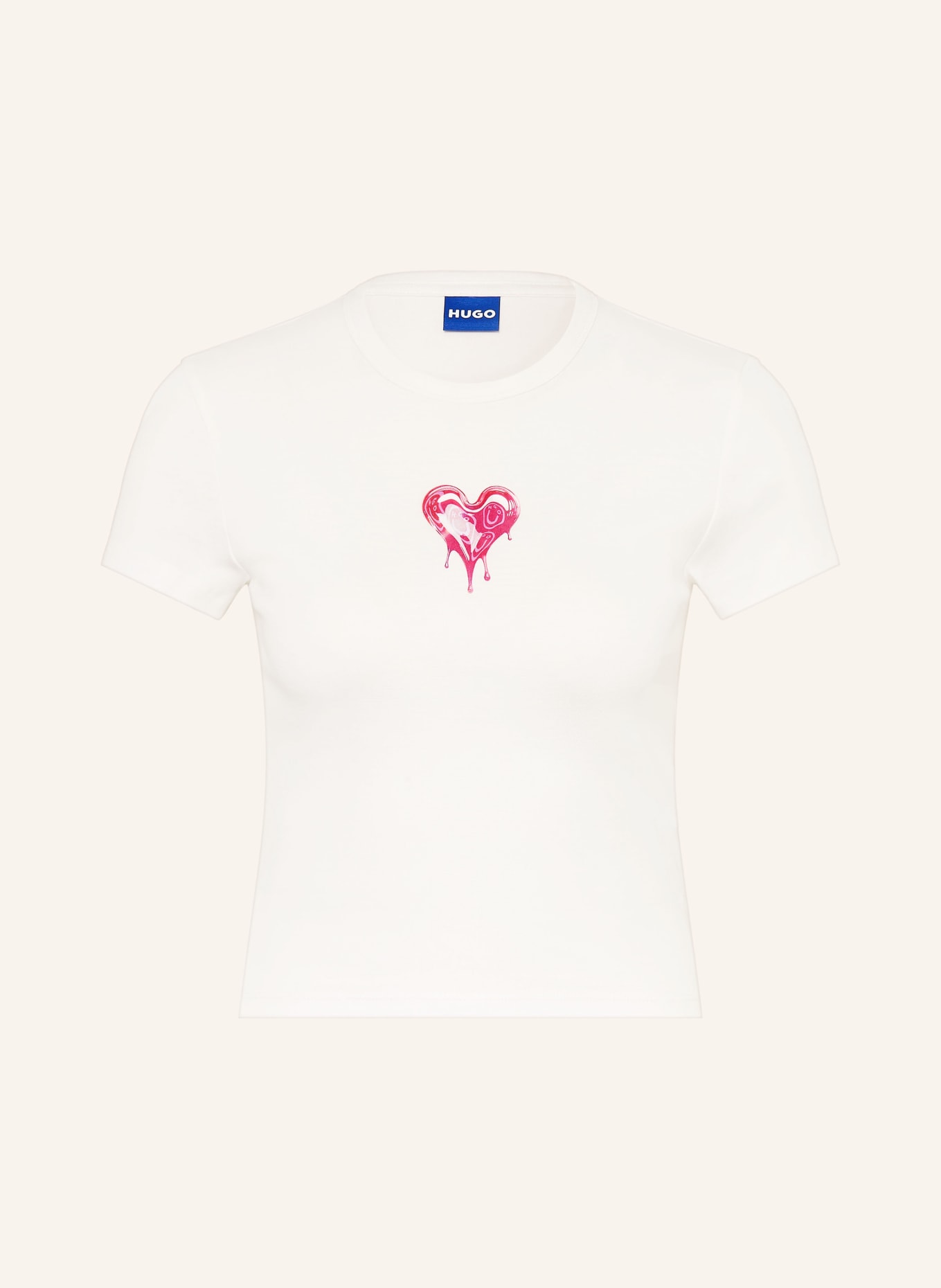 HUGO T-Shirt DEVER: WEISS