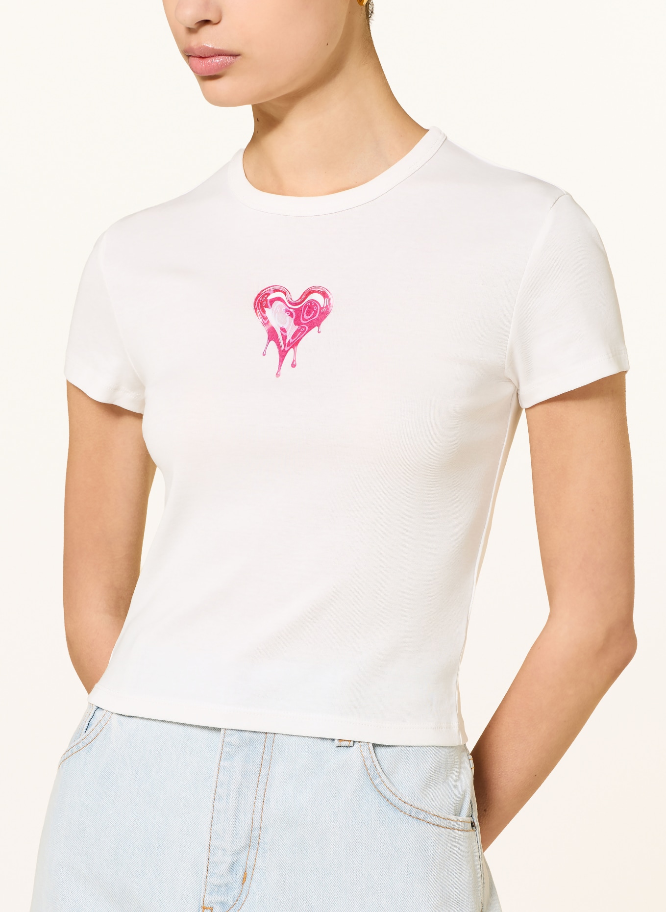 HUGO T-Shirt DEVER: WEISS