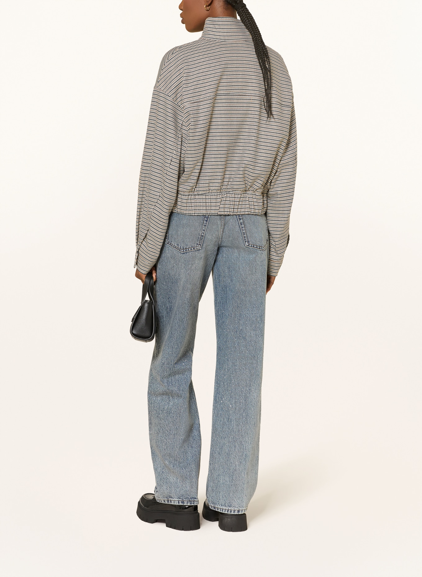 HUGO AMEFINE blouson jacket: CREAM / BEIGE / BLACK