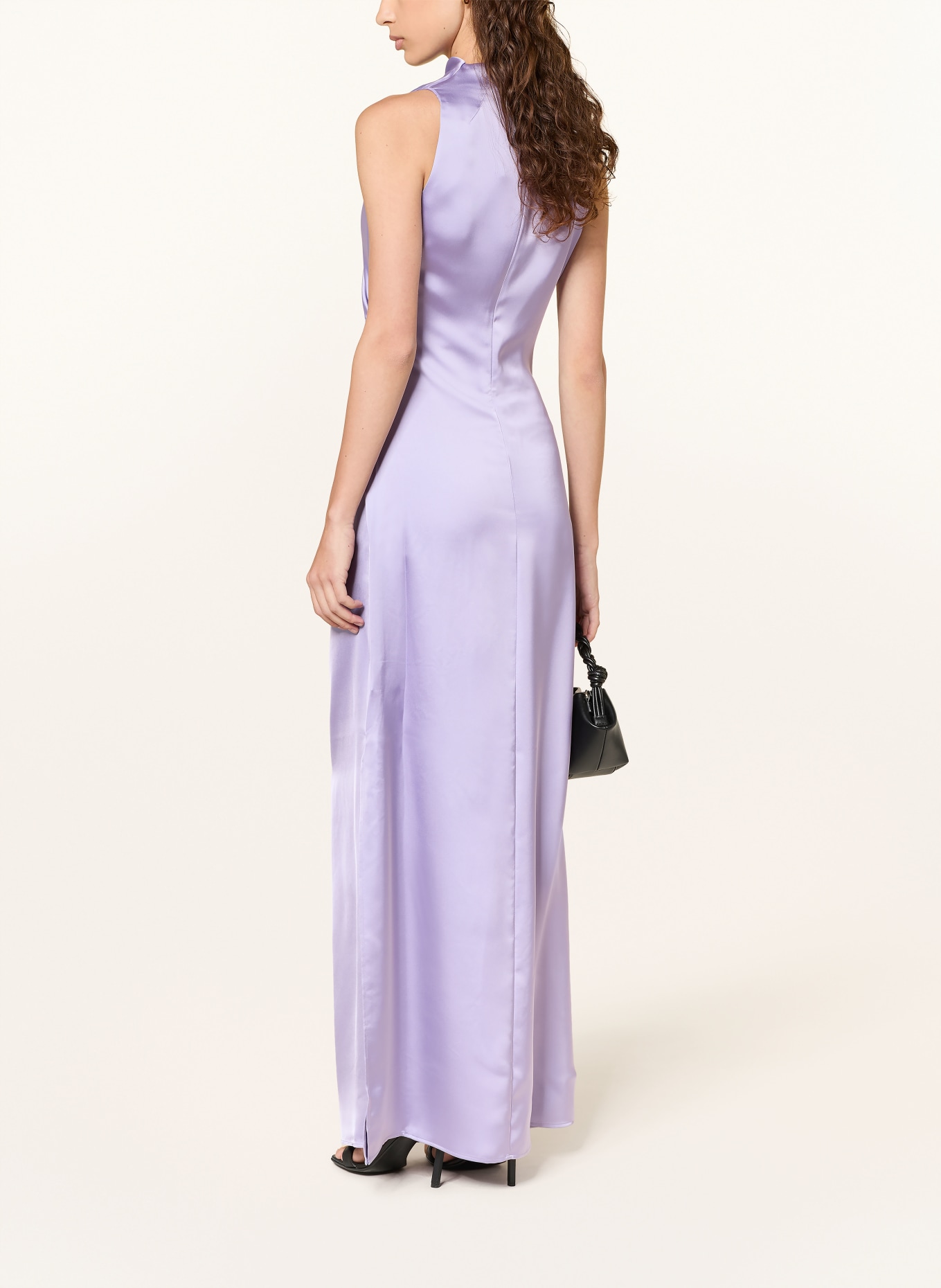 HUGO Satijnen jurk KESINA: LICHTPAARS