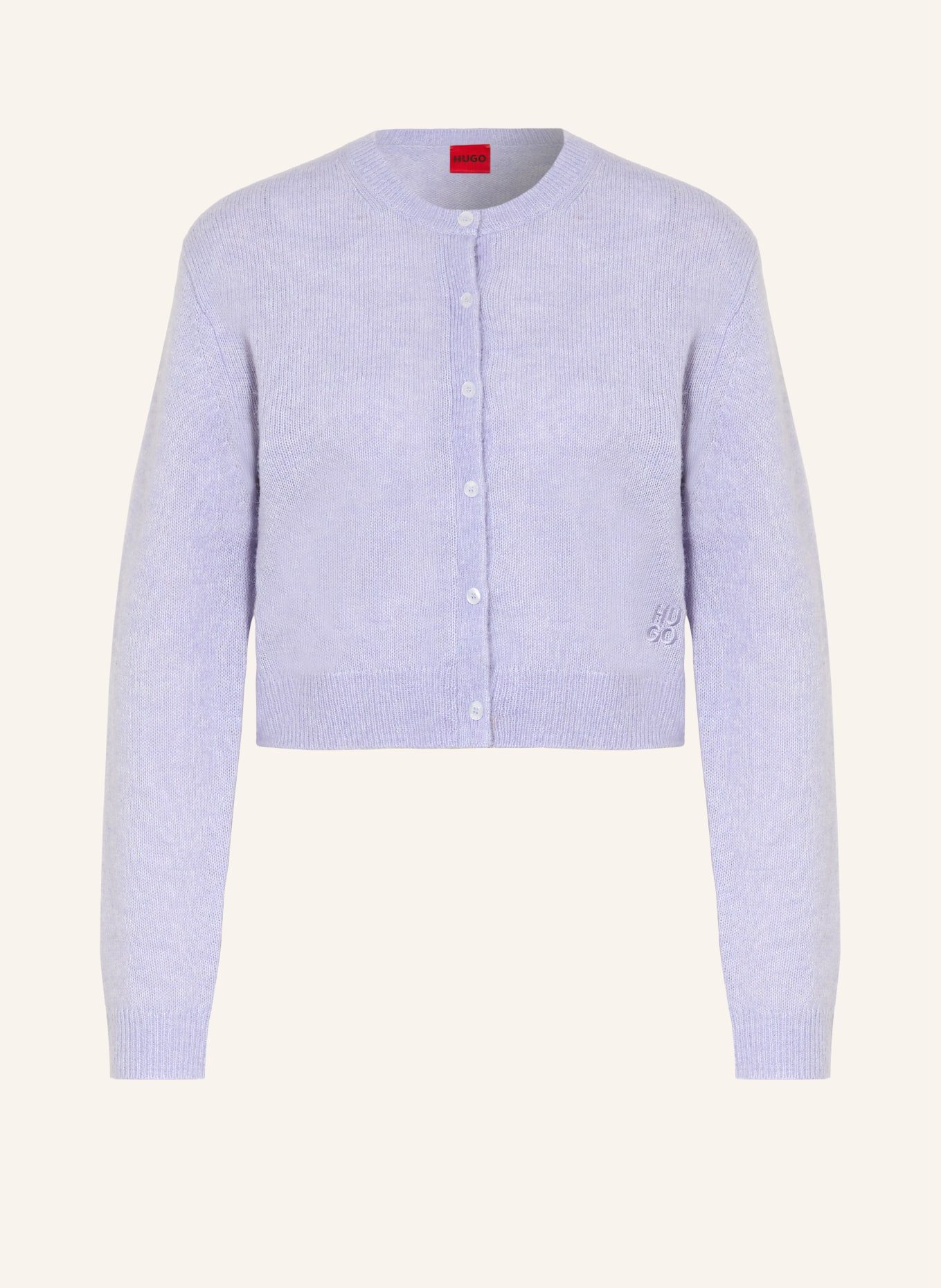 HUGO Strickjacke STEFBRA: HELLLILA