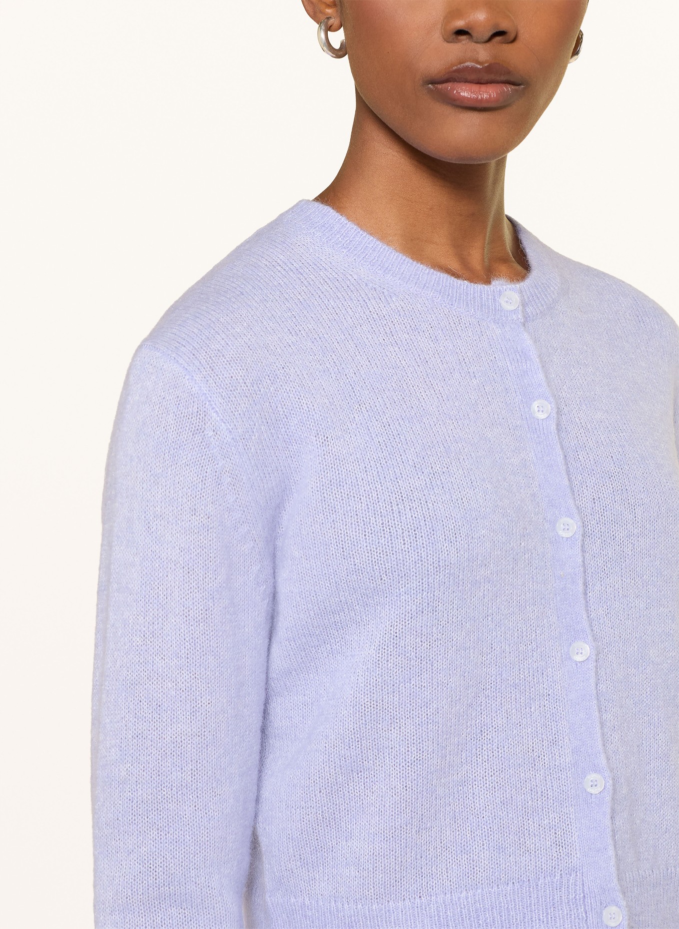 HUGO Strickjacke STEFBRA: HELLLILA