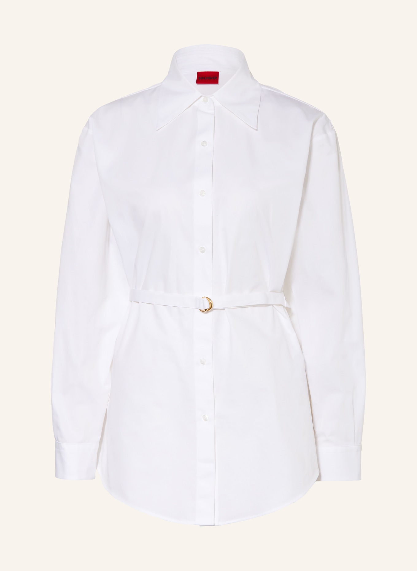 HUGO Hemdbluse EYANE: WEISS