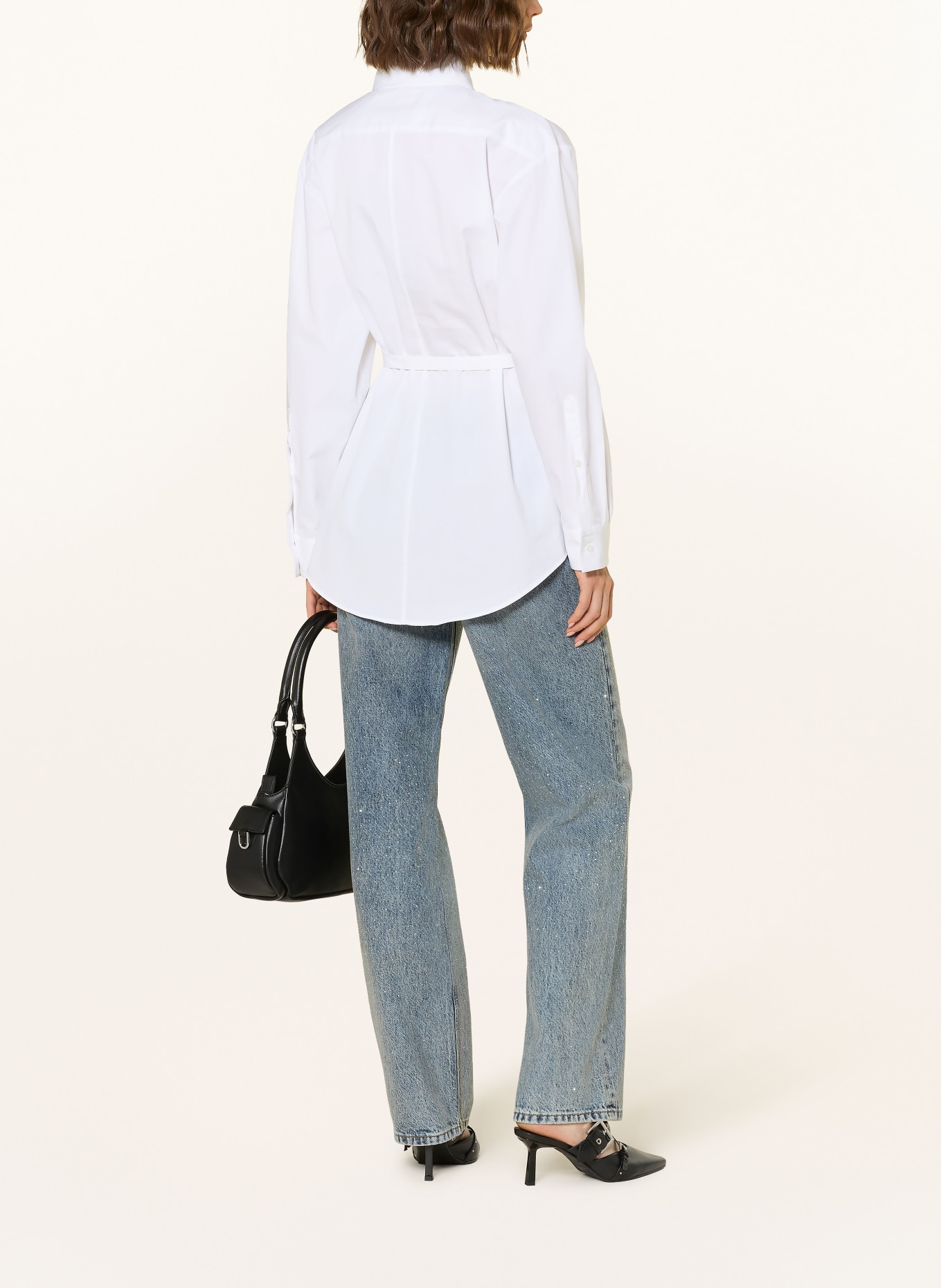 HUGO Hemdbluse EYANE: WEISS