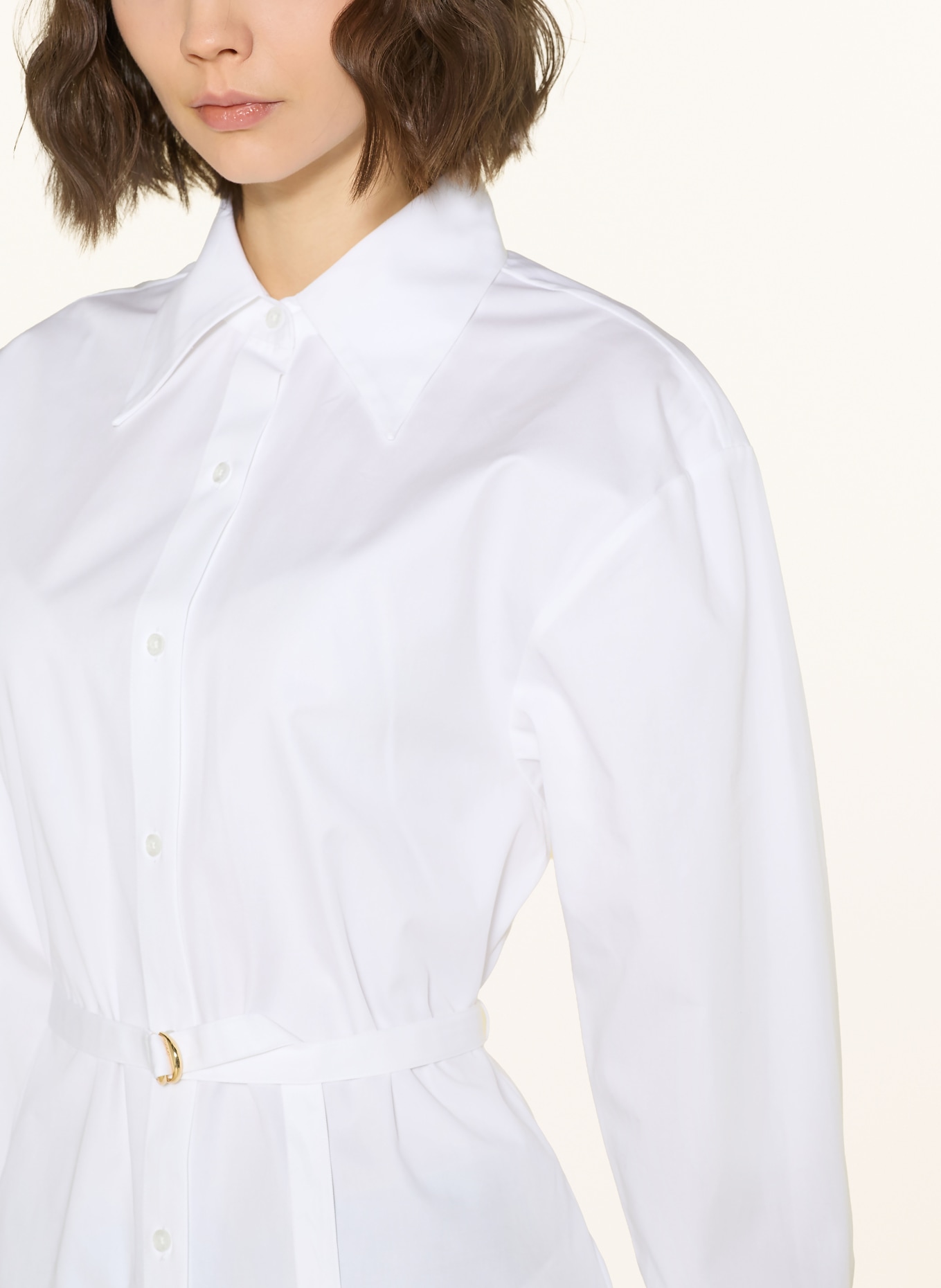 HUGO Hemdbluse EYANE: WEISS