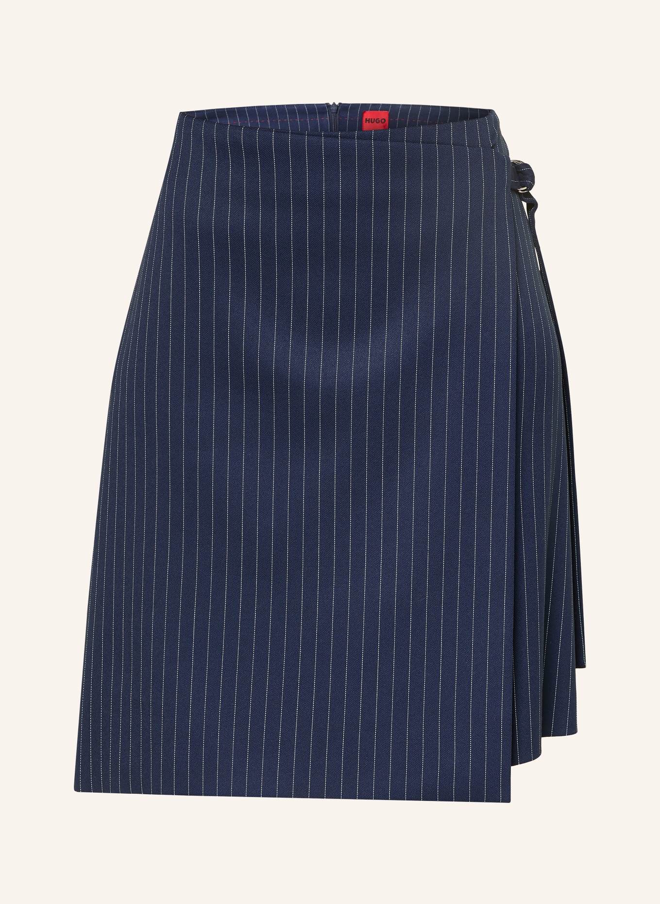 HUGO Rock RABISU in Wickeloptik: DUNKELBLAU / WEISS