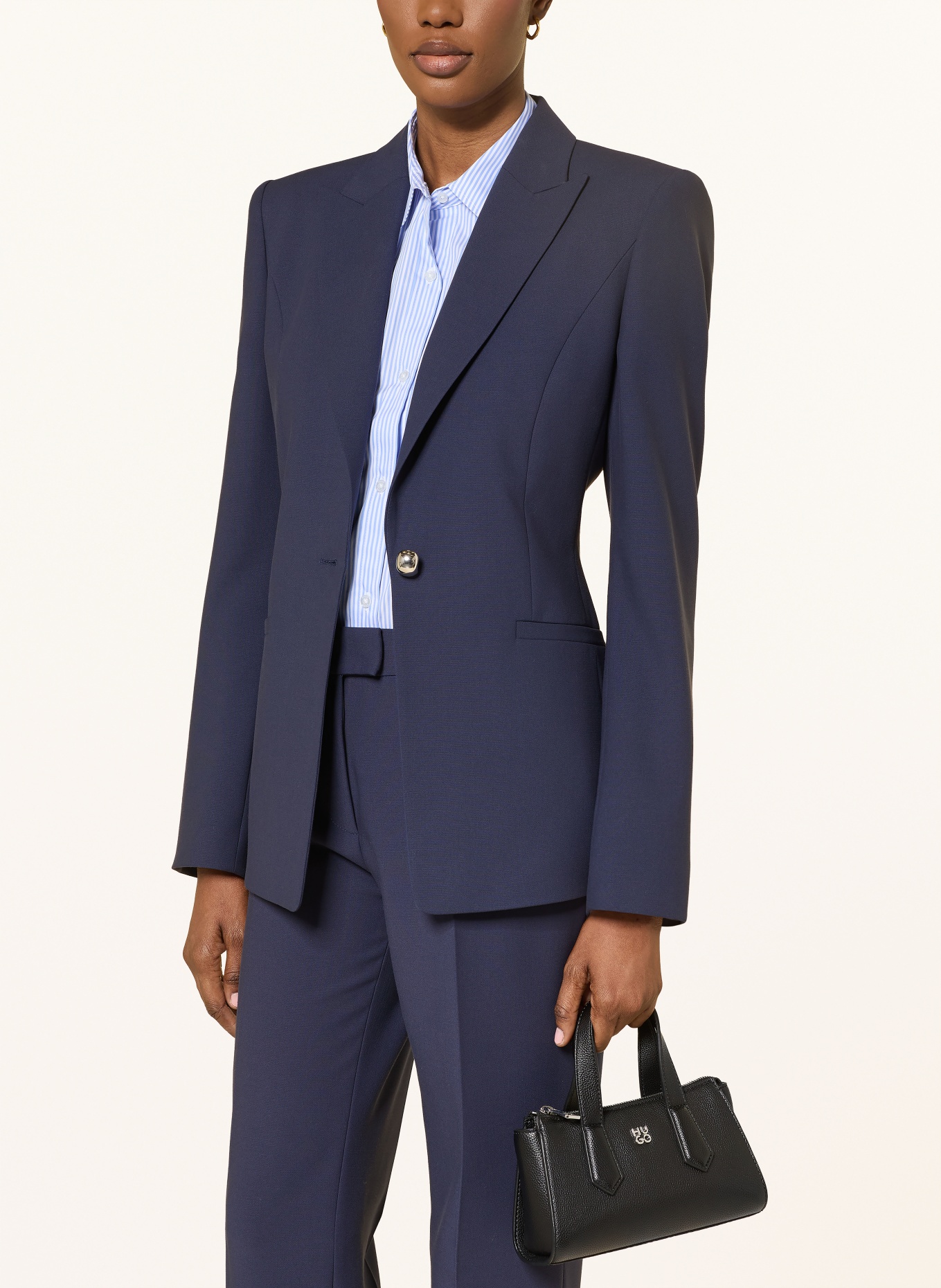 HUGO Marynarka ABIRE: GRANATOWY