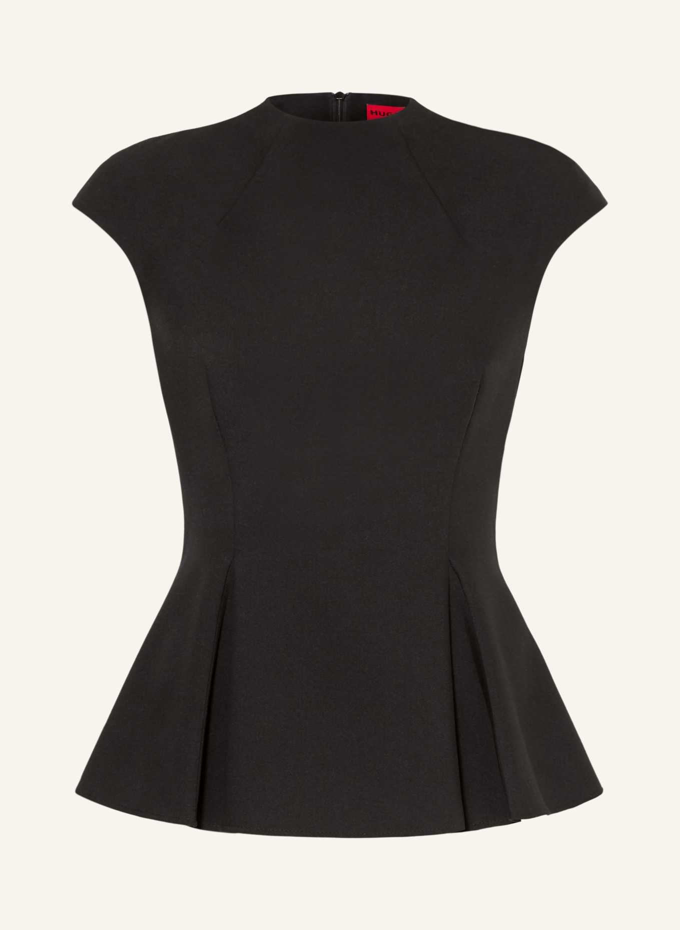 HUGO Blusentop CIMARE: SCHWARZ