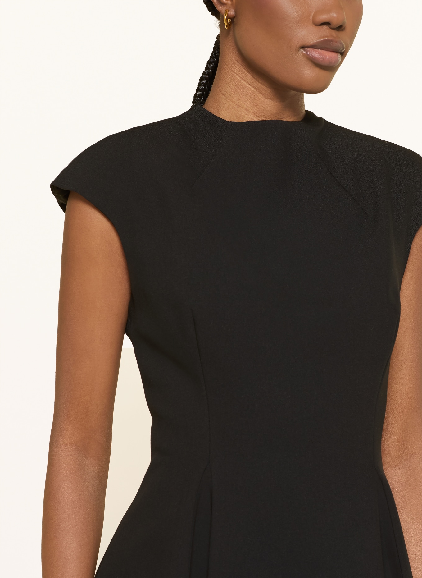 HUGO Blusentop CIMARE: SCHWARZ