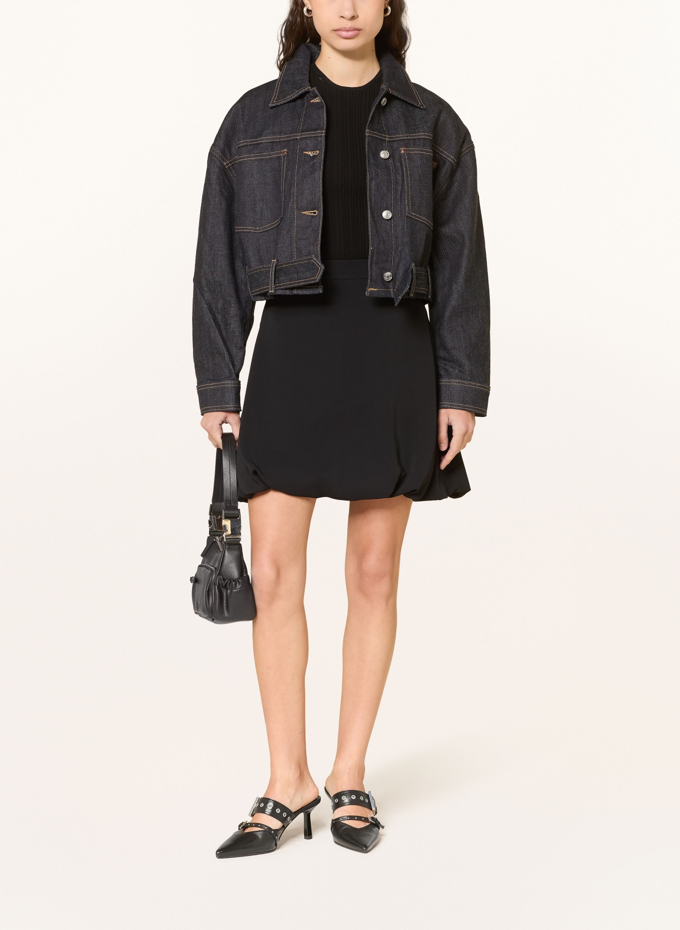 HUGO Skirt RAMUNTI: BLACK