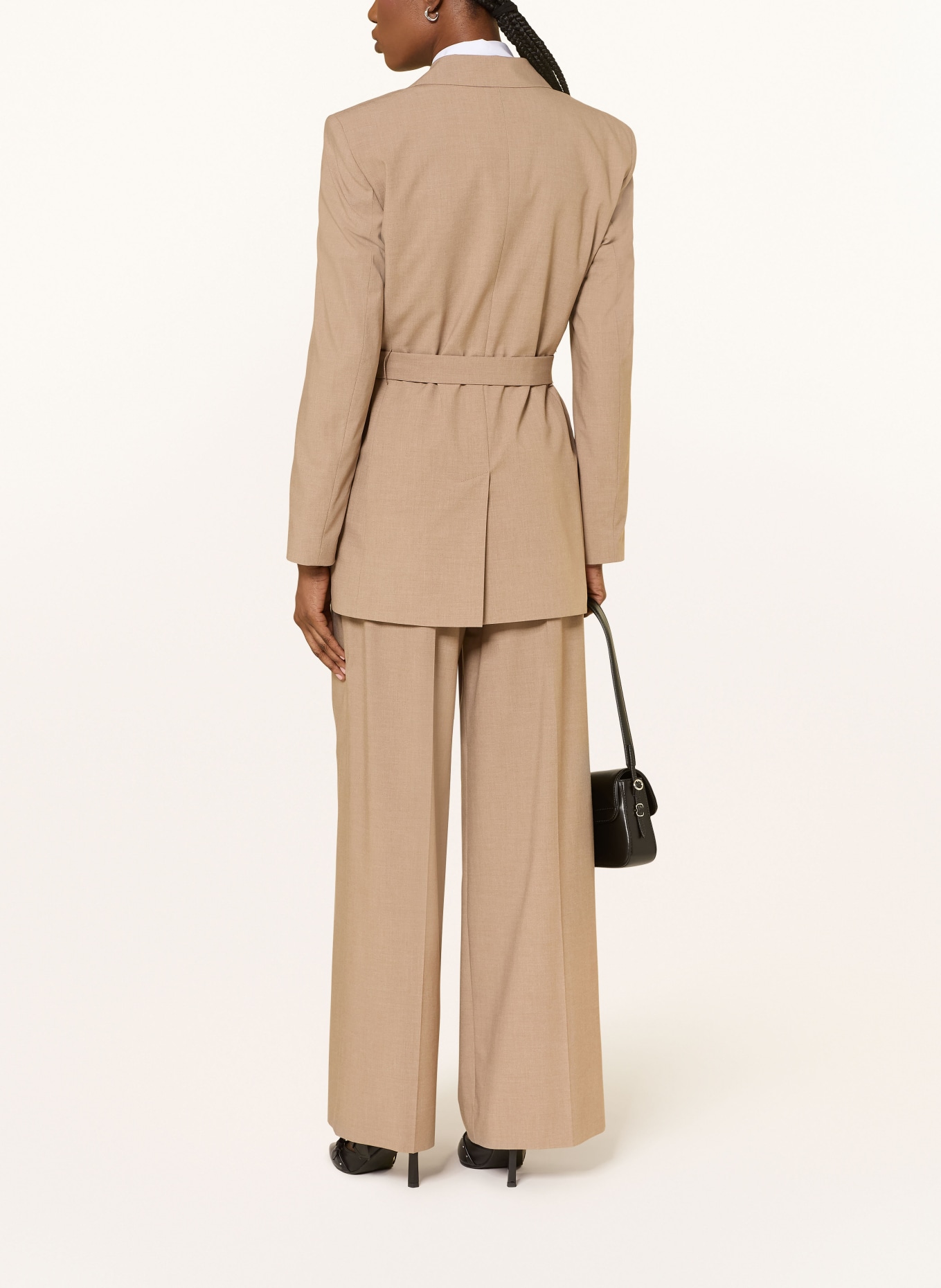 HUGO Marlenenhose HAWELSA: BEIGE