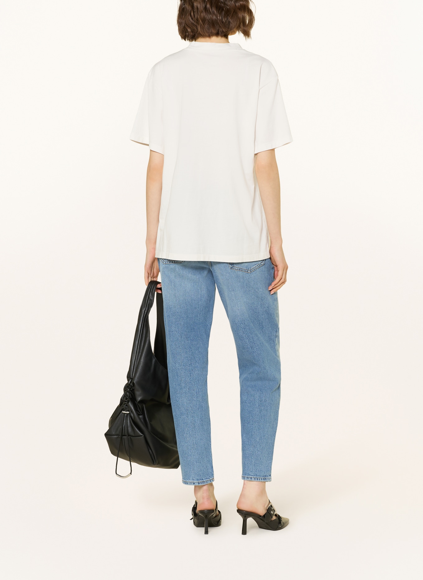 HUGO Tričko VINTAGE TEE: REŽNÁ / ČERVENÁ