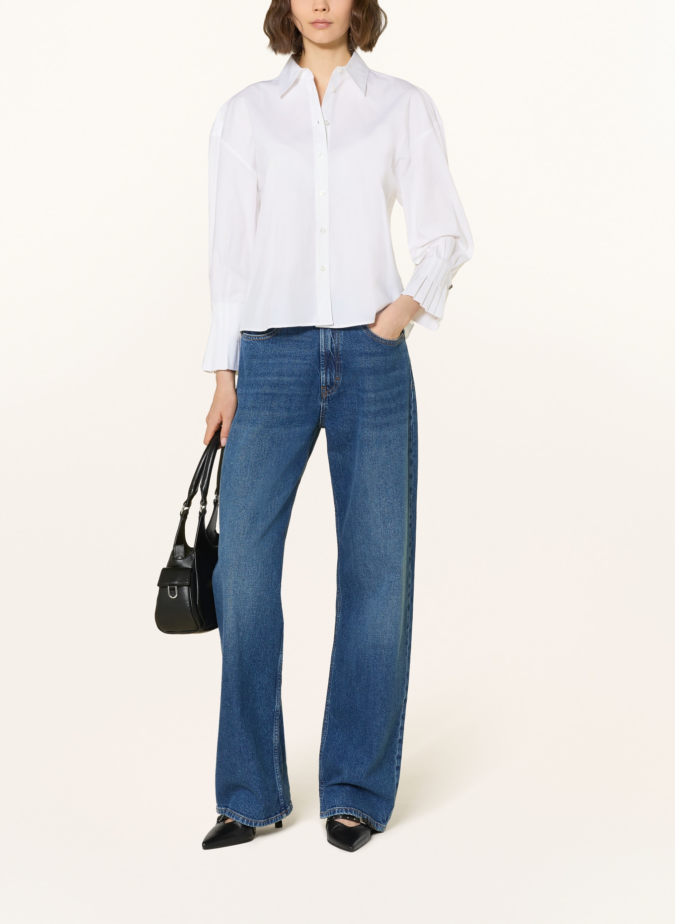 HUGO Hemdbluse EGGY: ECRU