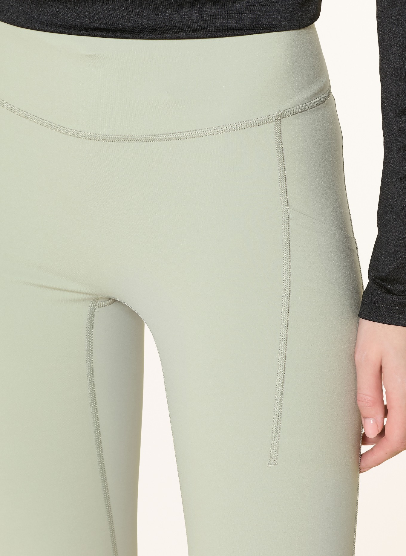 On Lauf-Tights PERFORMANCE: HELLGRÜN