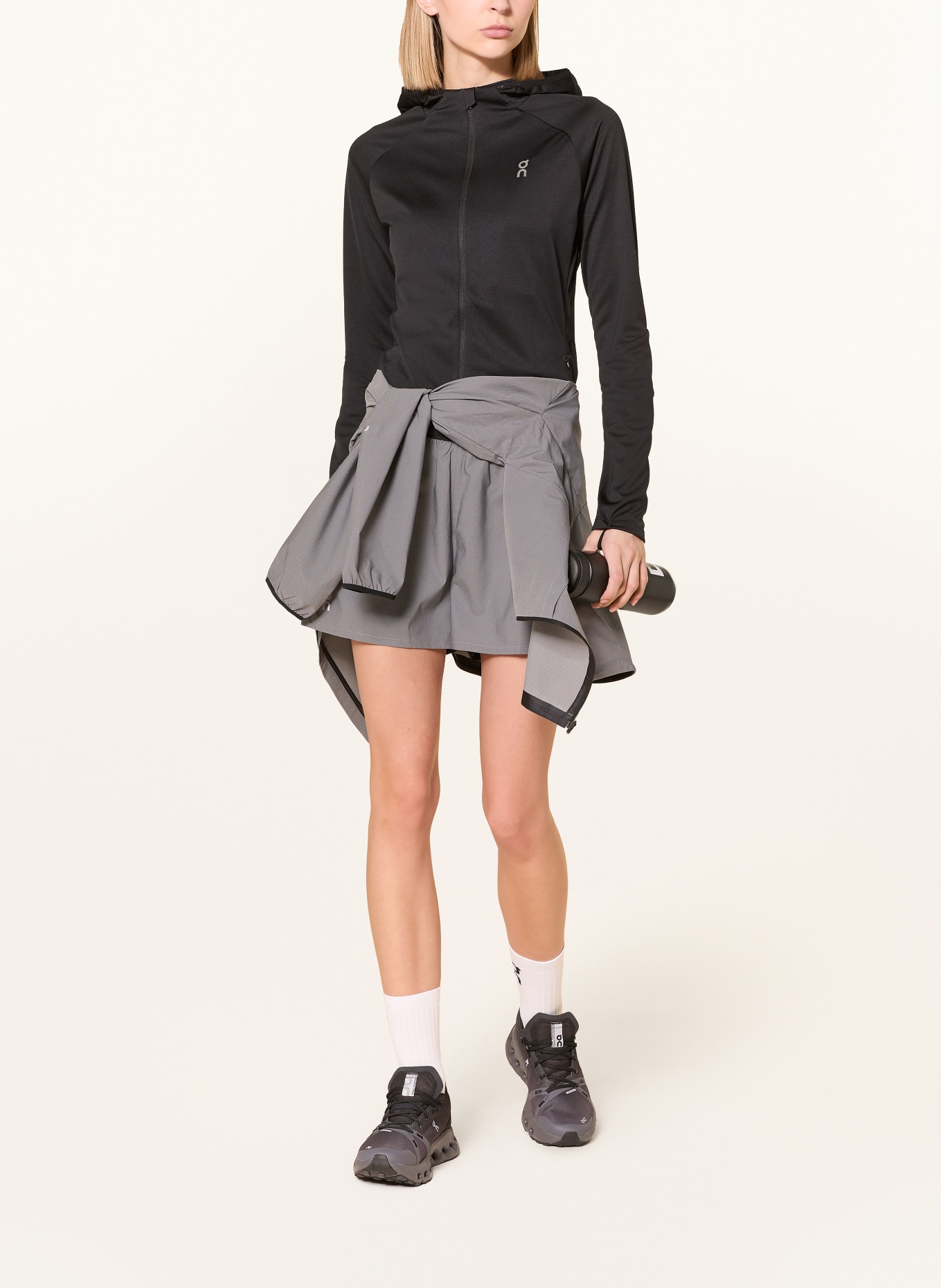 On Laufjacke CLIMATE: SCHWARZ