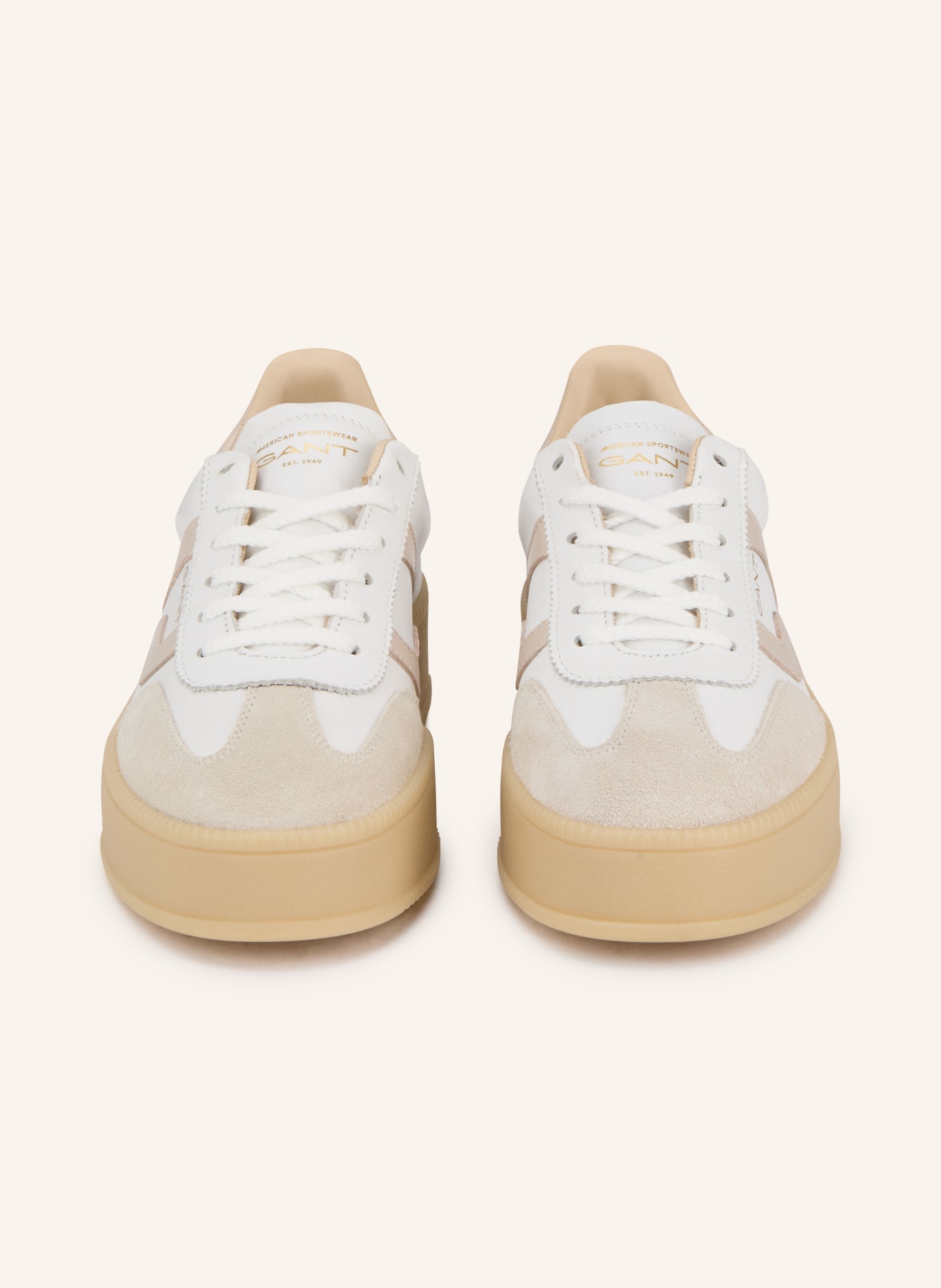 GANT Sneaker CUZMANI: WEISS / BEIGE / HELLGRAU