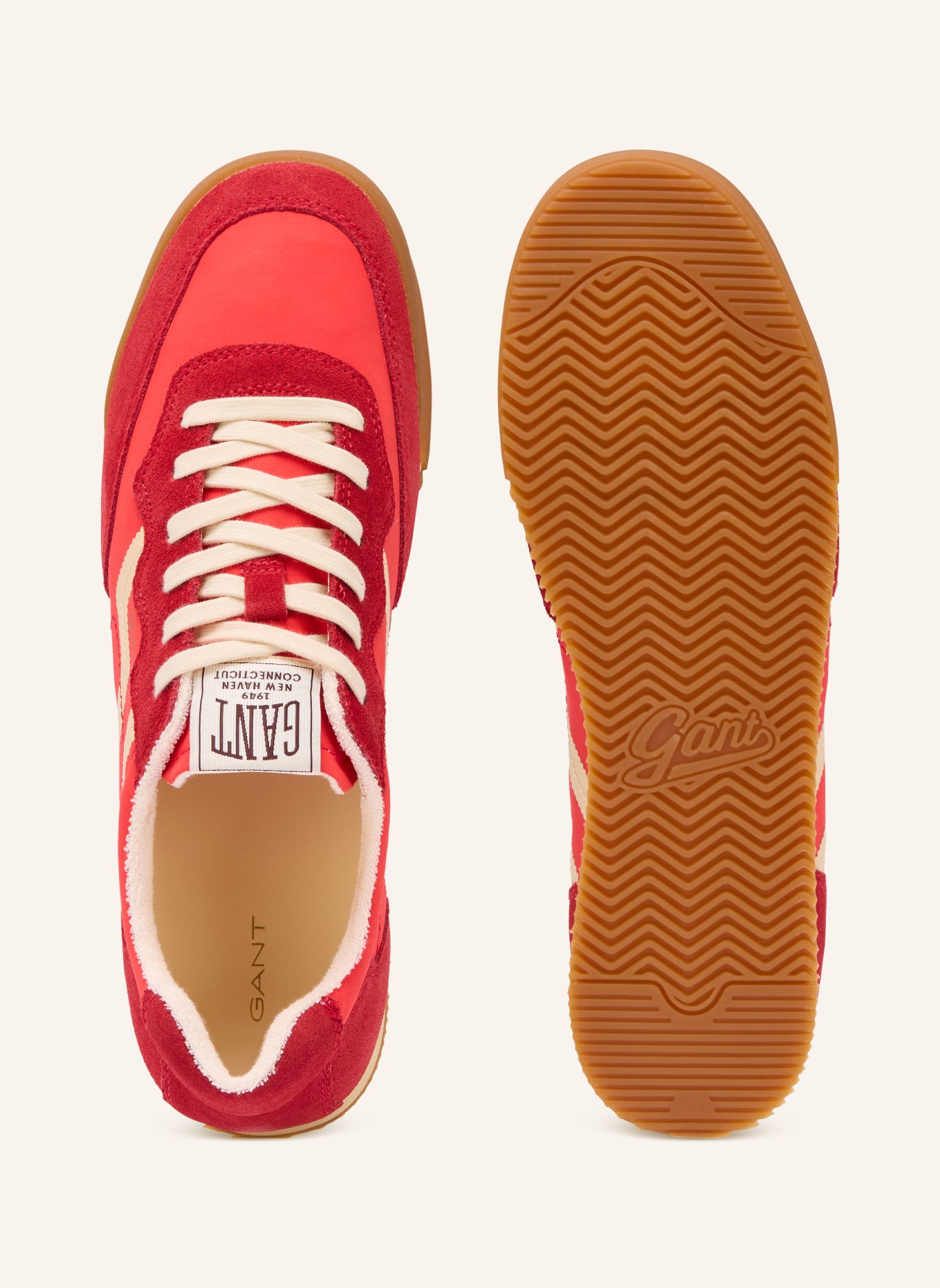 GANT Sneaker BEYLANA: DUNKELROT / BEIGE / ROT