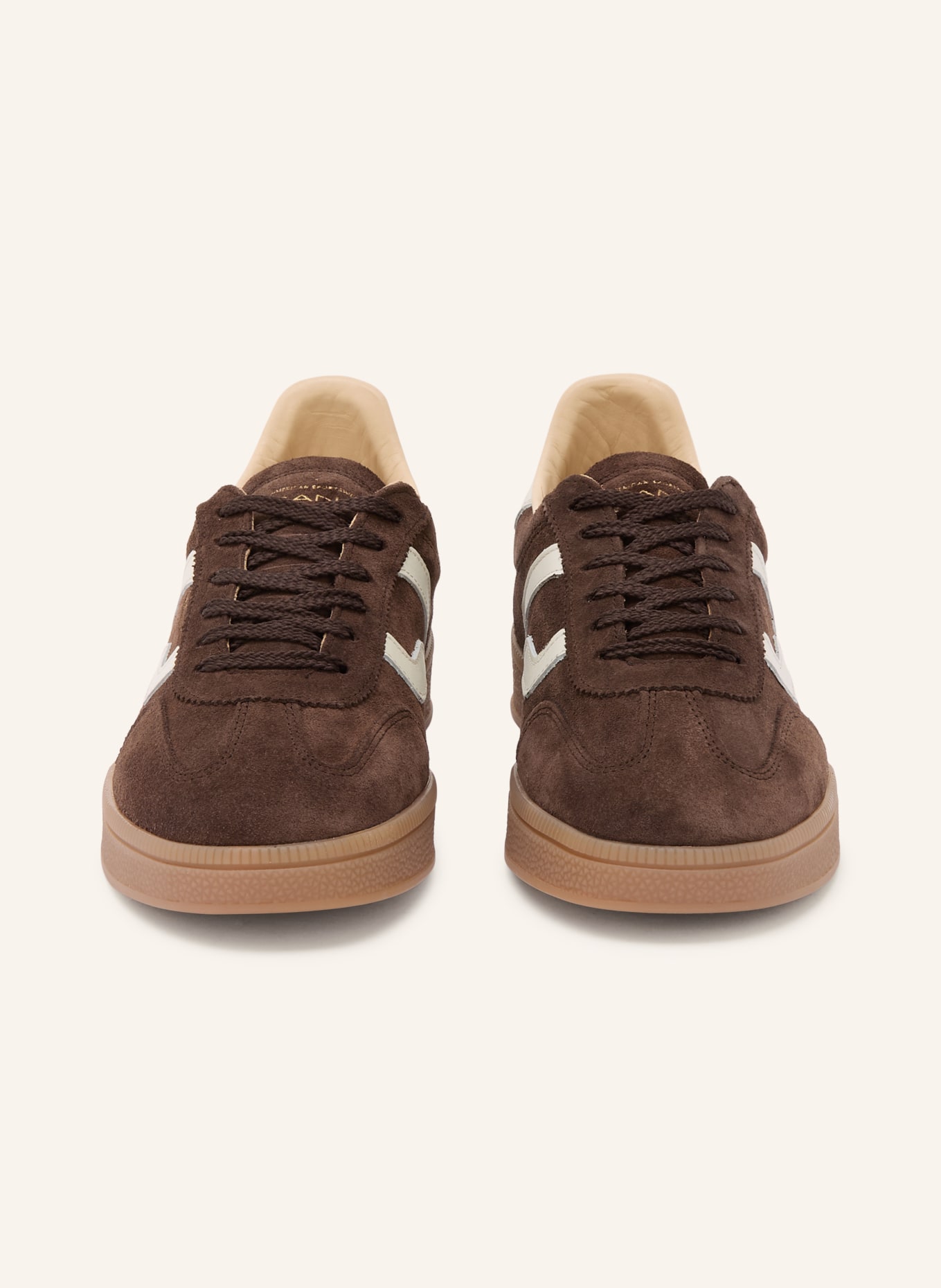 GANT Sneaker CUZIMA: DUNKELBRAUN / WEISS