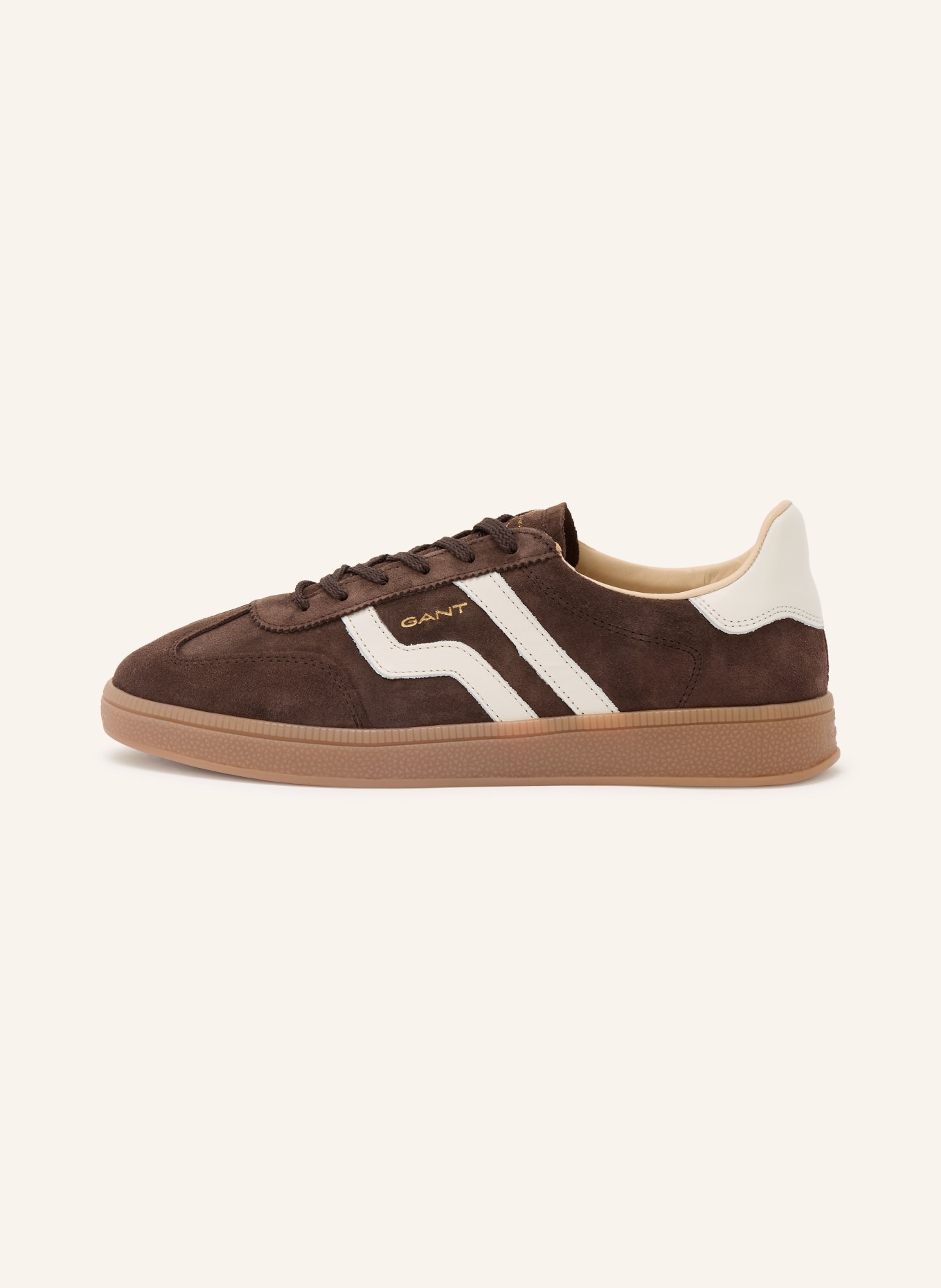 GANT Sneaker CUZIMA: DUNKELBRAUN / WEISS