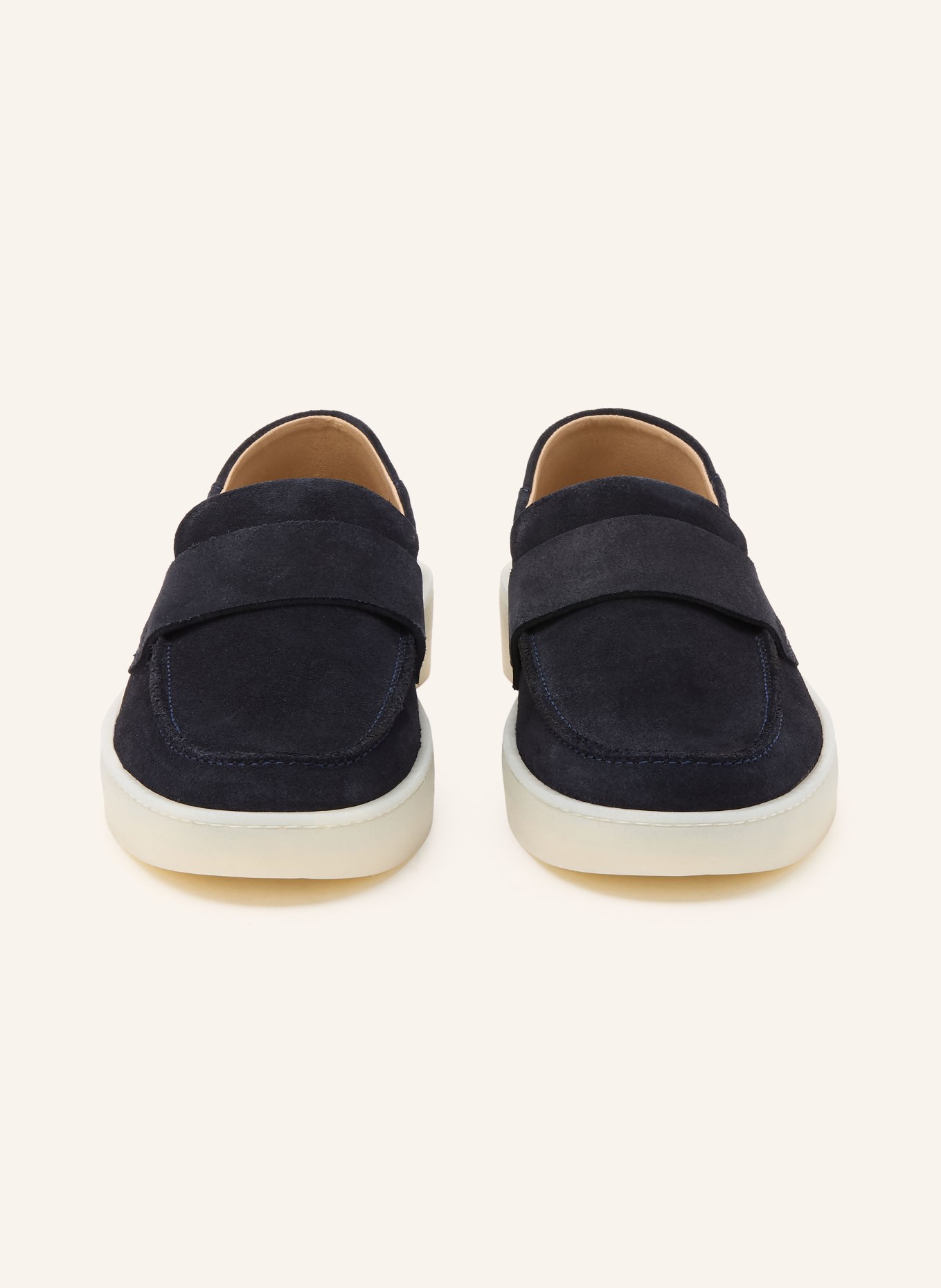 BOSS RANDAL penny loafer: DARK BLUE