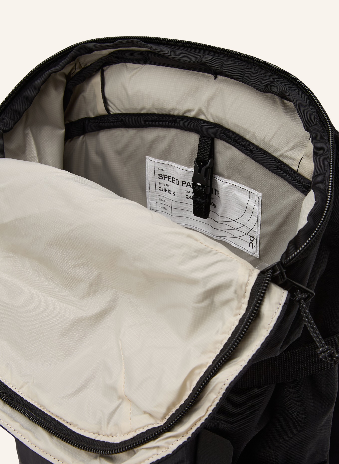 On Rucksack SPEED PACK ELITE 24 l mit Laptop-Fach: SCHWARZ