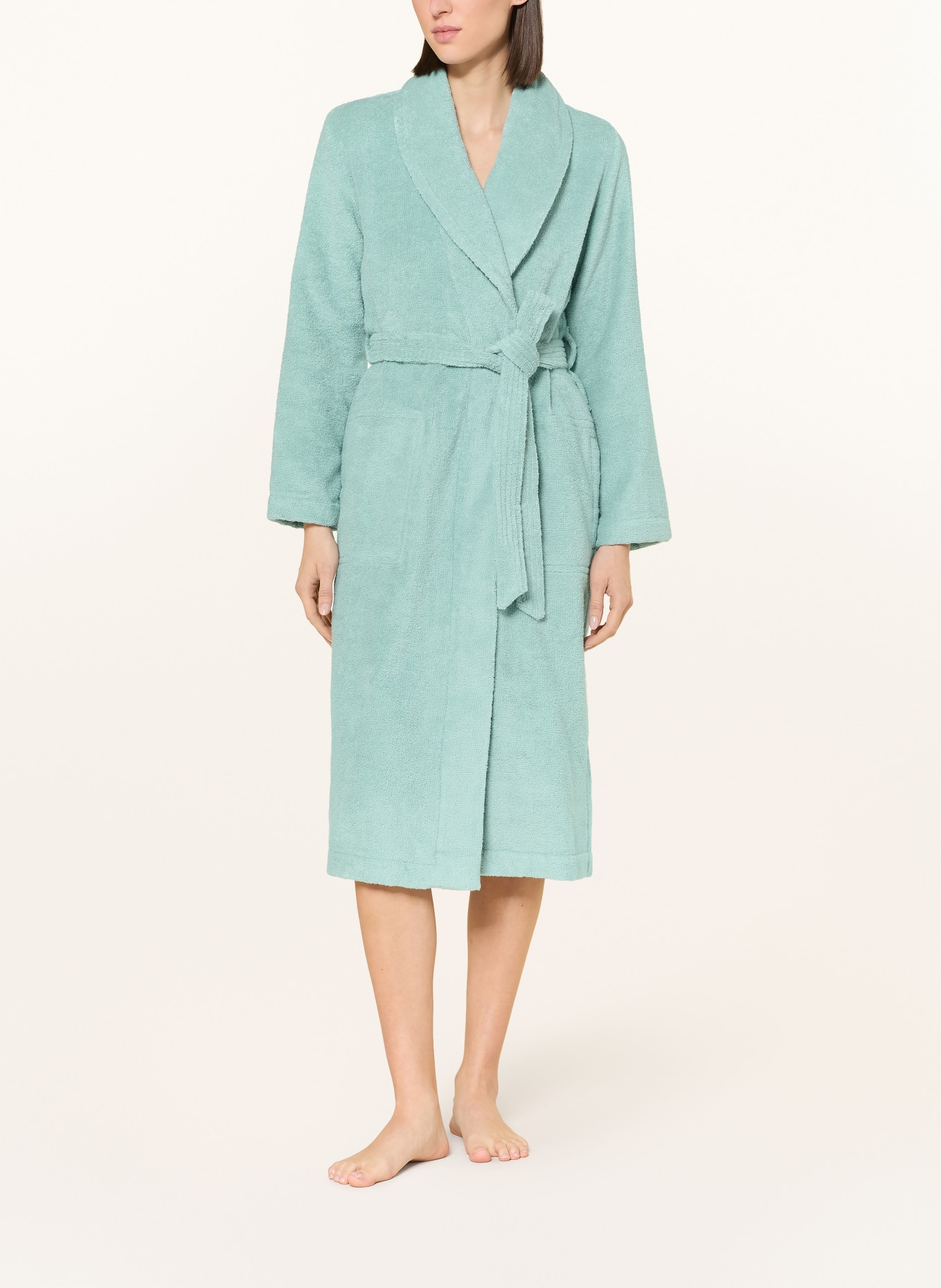 weseta switzerland Damen-Bademantel: MINT