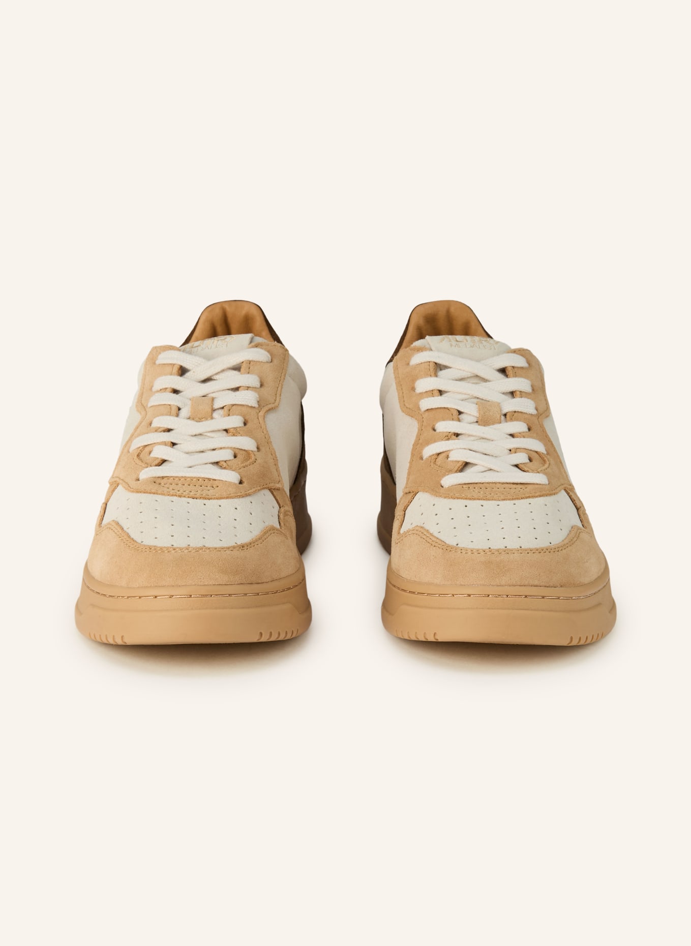 AUTRY MEDALIST LOW TS sneaker: CAMEL / BROWN / LIGHT GRAY