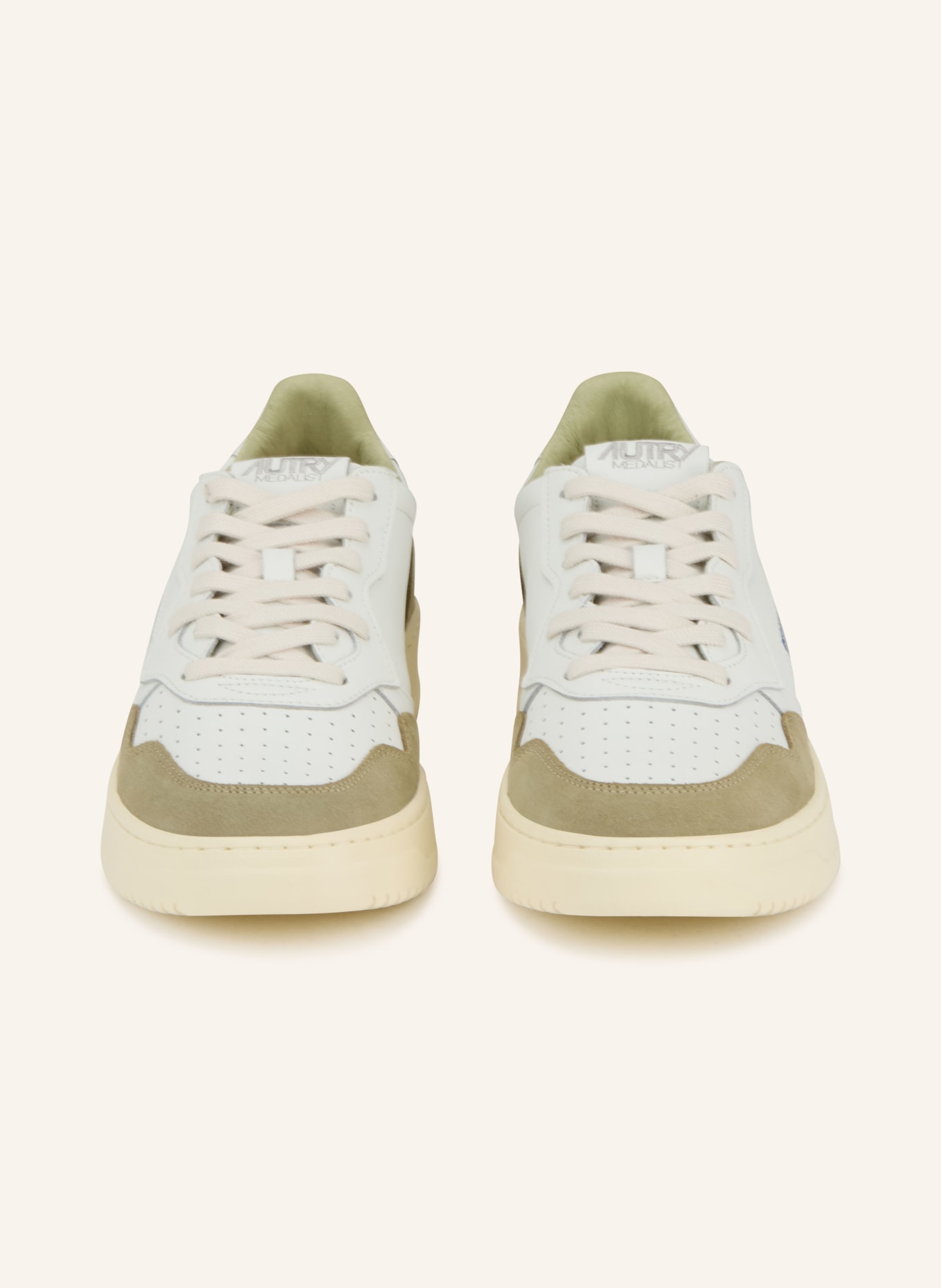 AUTRY Tenisky MEDALIST LOW FT: BÍLÁ / KHAKI