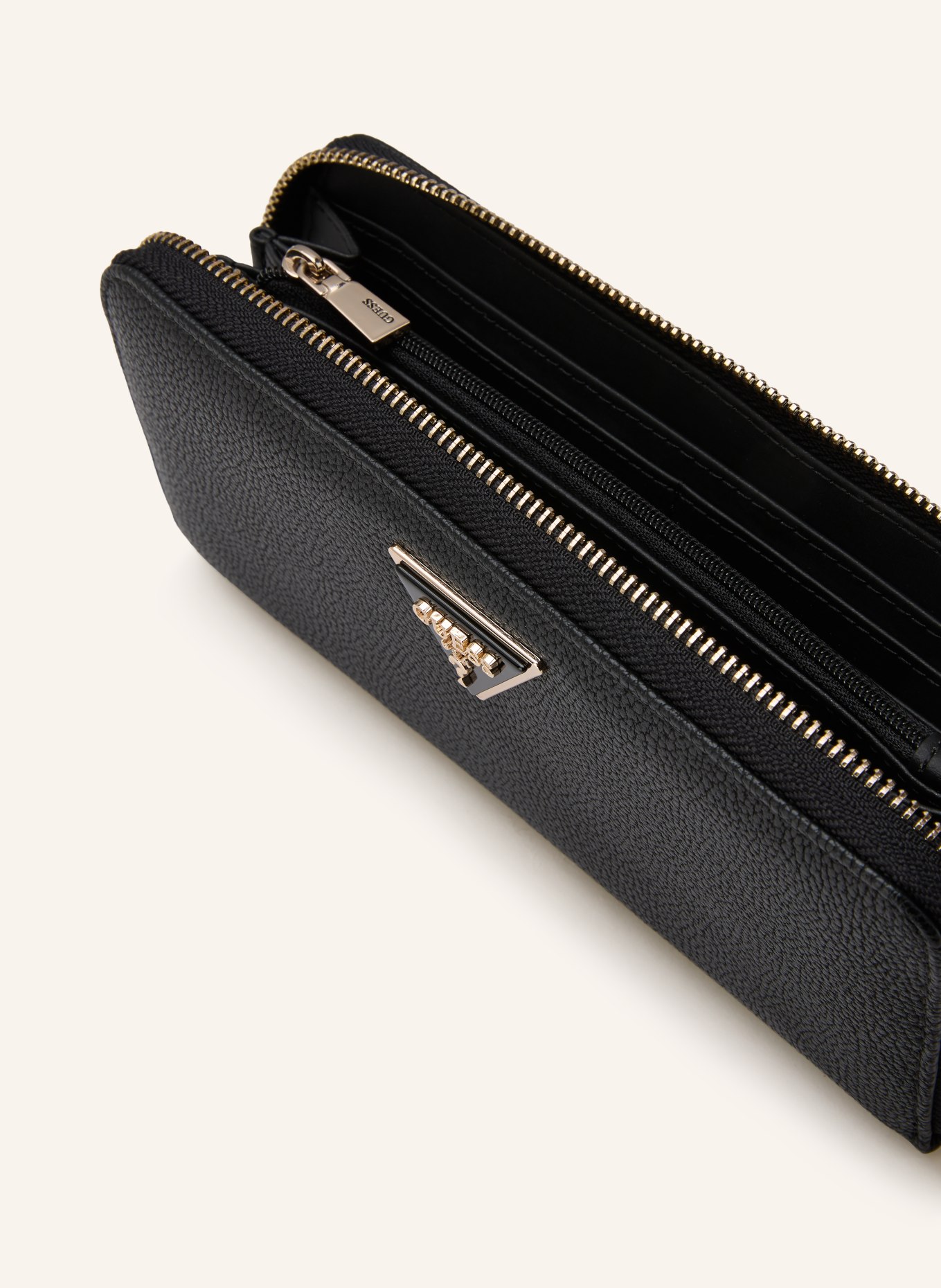 GUESS LAUREL wallet: BLACK