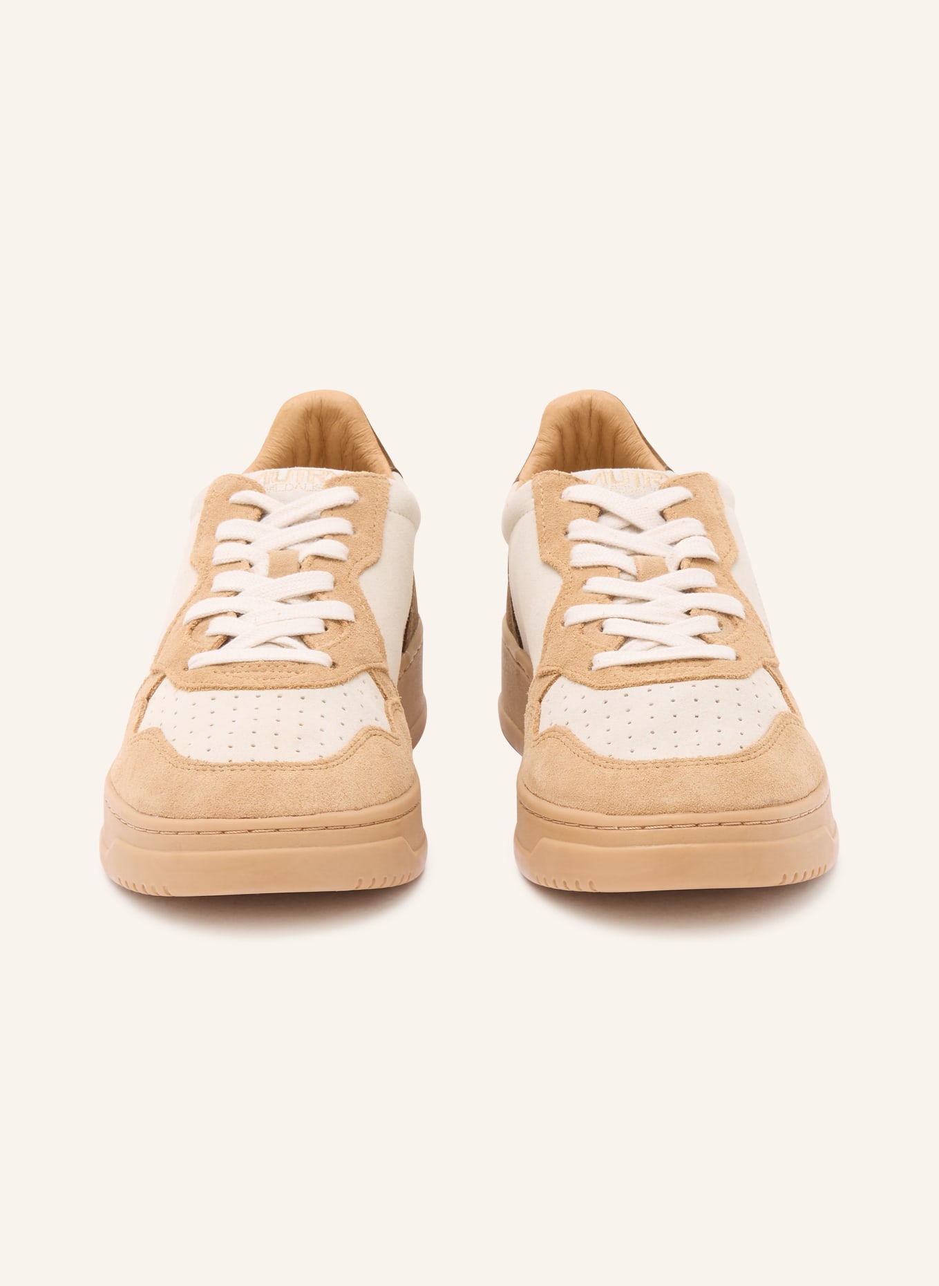 AUTRY Tenisky MEDALIST LOW TS: SVĚTLE HNĚDÁ / VELBLOUDÍ / HNĚDÁ