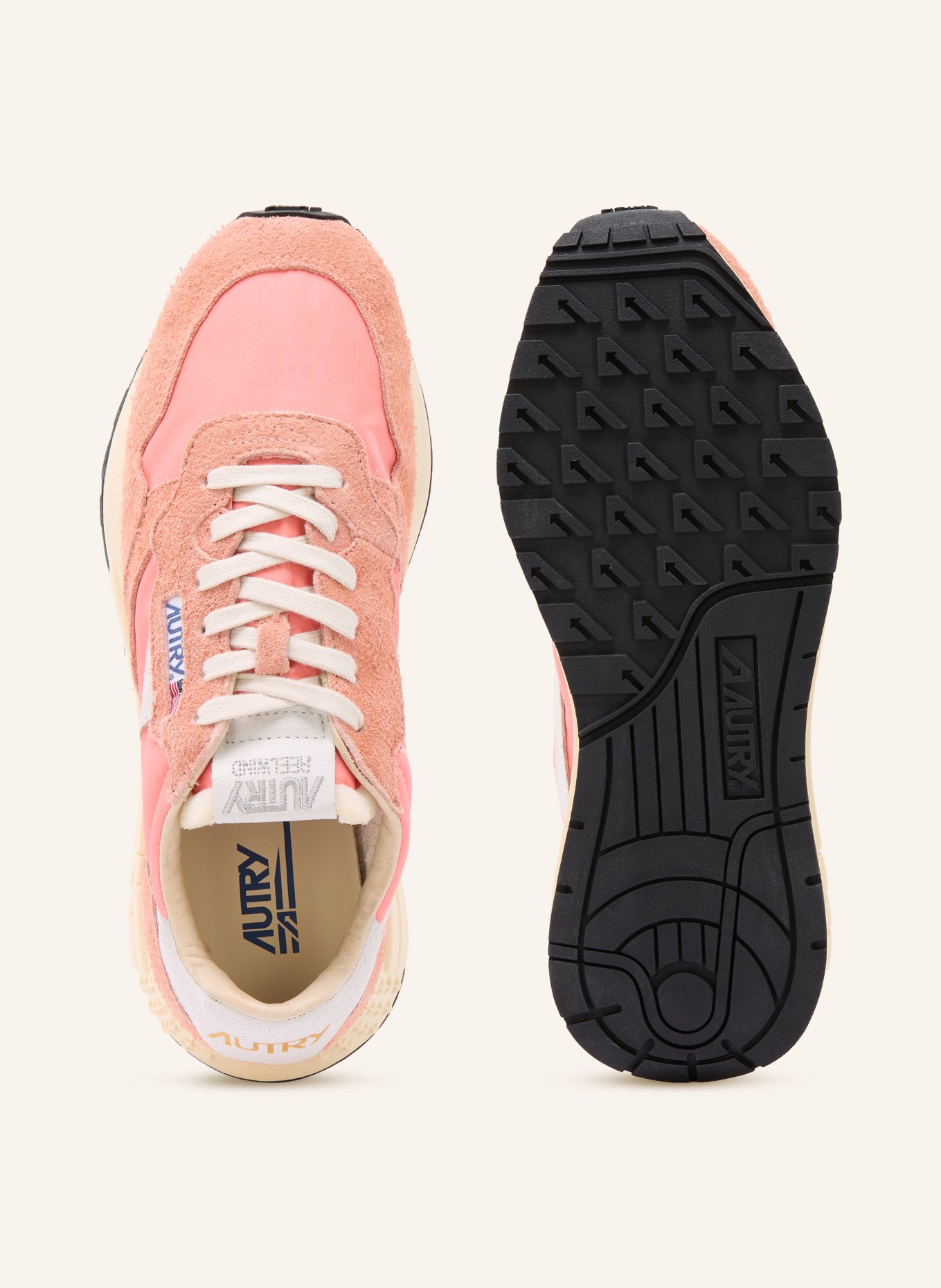 AUTRY Sneaker REELWIND LOW NC: LACHS / BEIGE