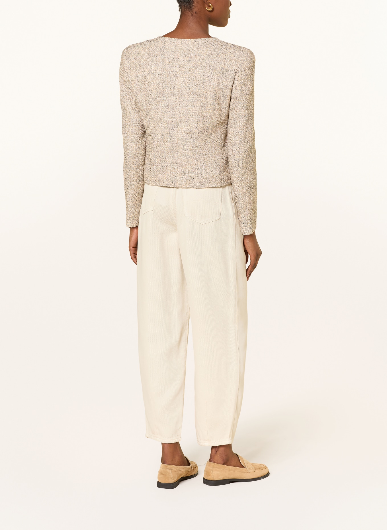 EMPORIO ARMANI Kastenjacke: HELLBRAUN