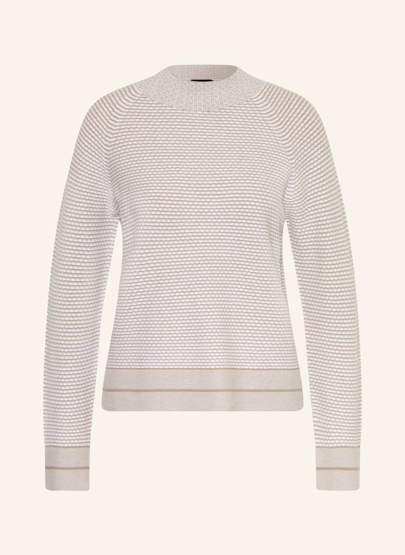 EMPORIO ARMANI Pullover: HELLGRAU / HELLBRAUN / DUNKELGRAU