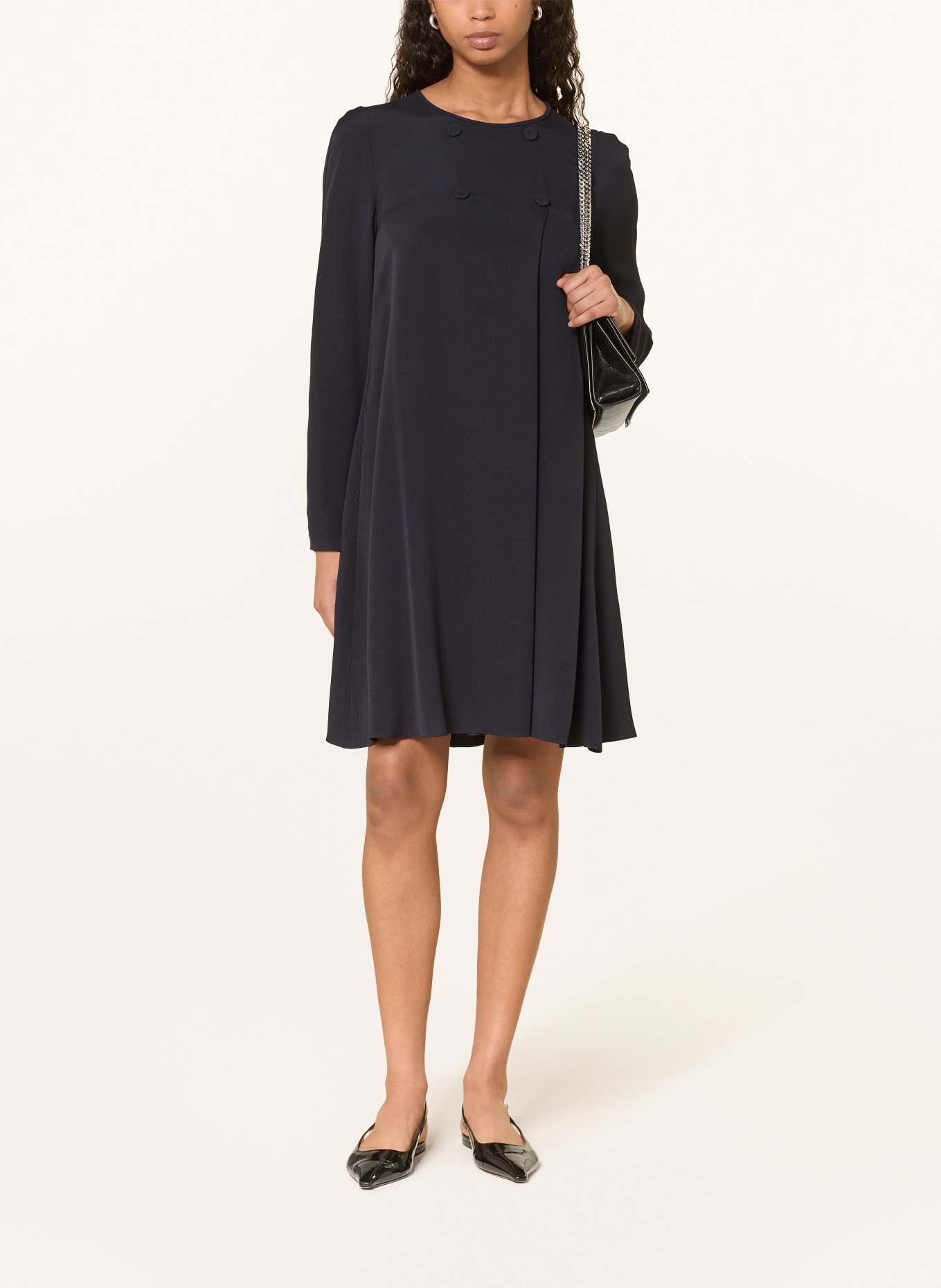 EMPORIO ARMANI Kleid: DUNKELBLAU / DUNKELGRAU